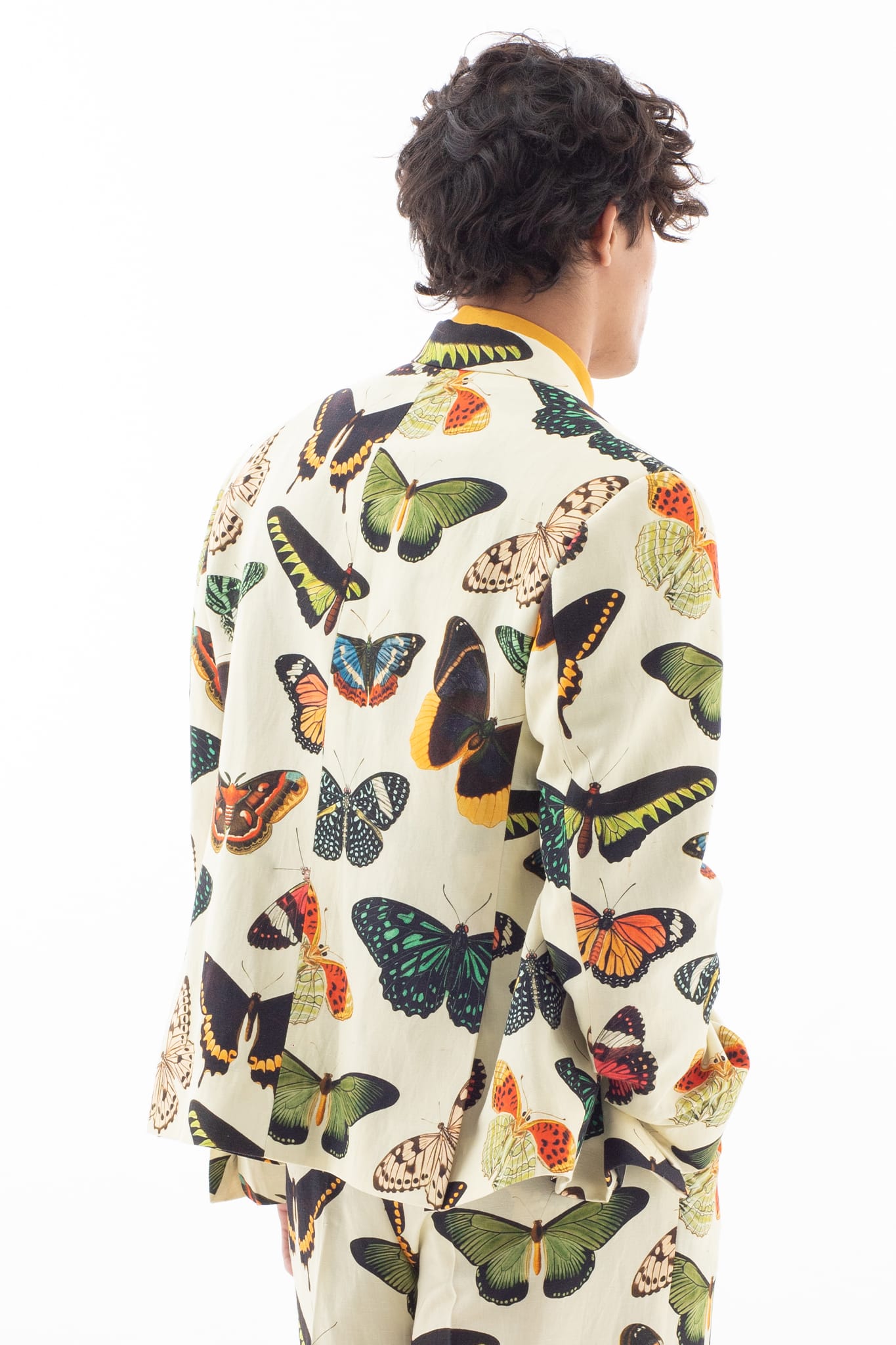 Butterflies Linen Jacket