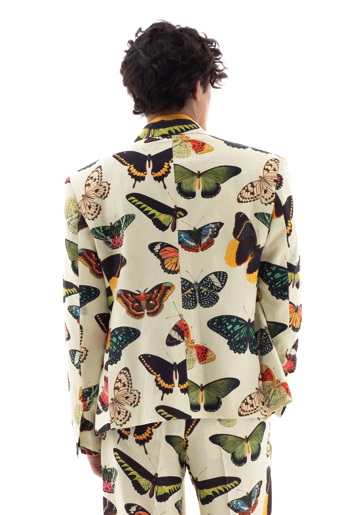 Butterflies Linen Jacket