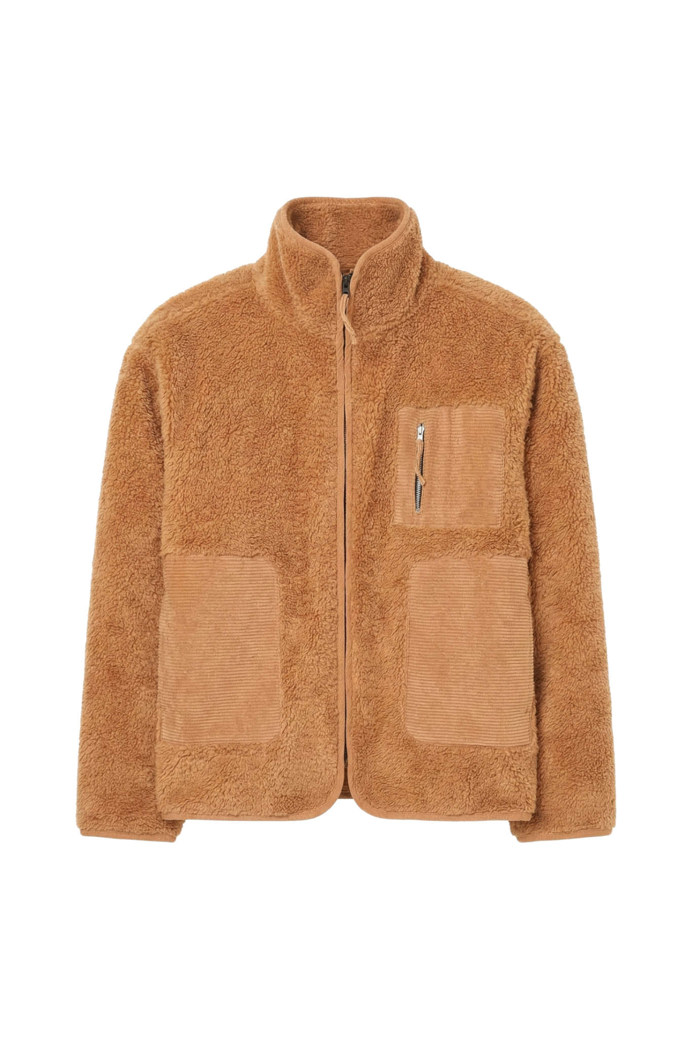 Appliqué Fleece Brown