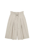Pleated Cropped Pant