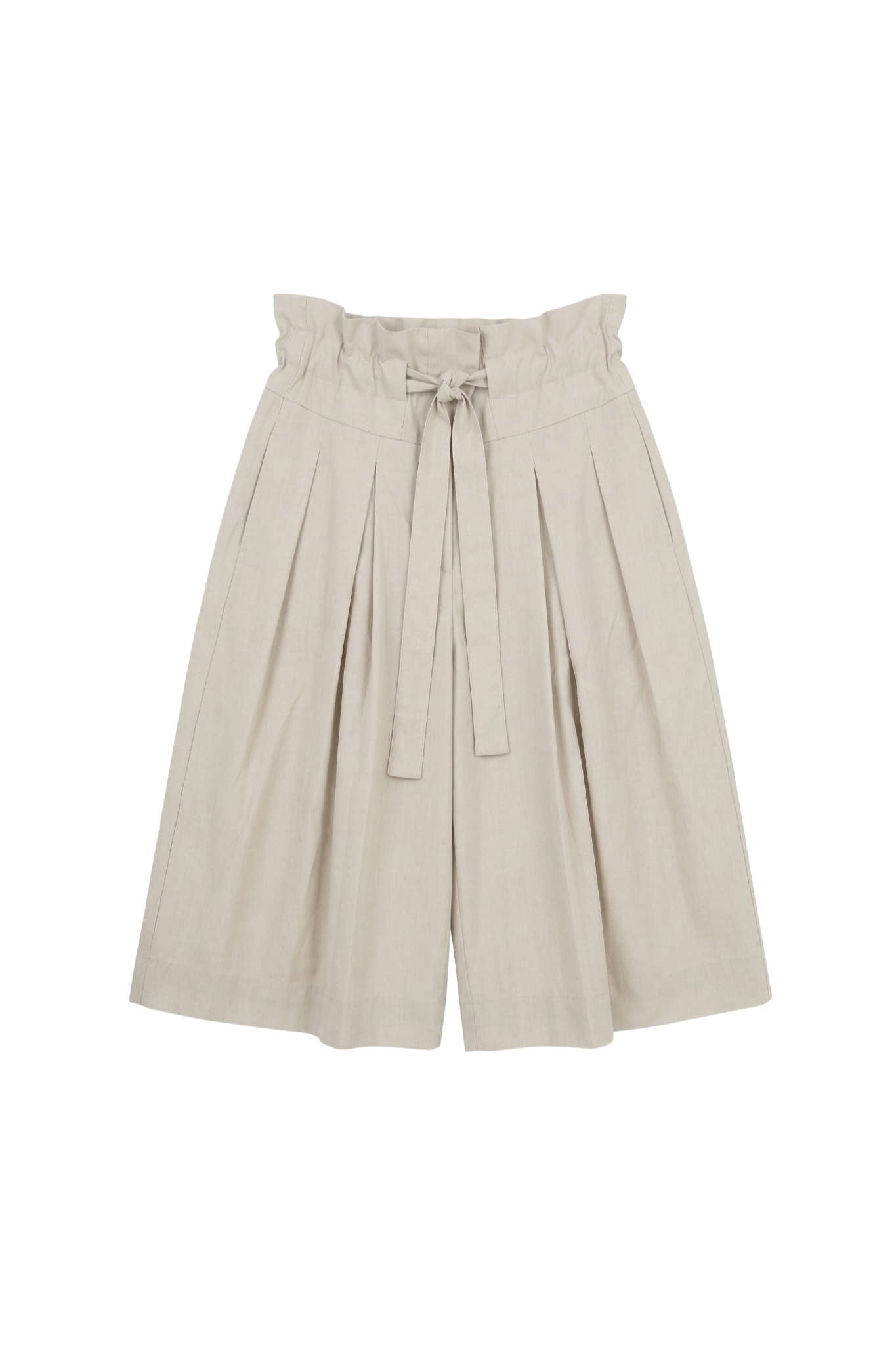 Pleated Cropped Pant