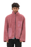 Appliqué Fleece Pink