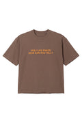 Statement Tee Brown