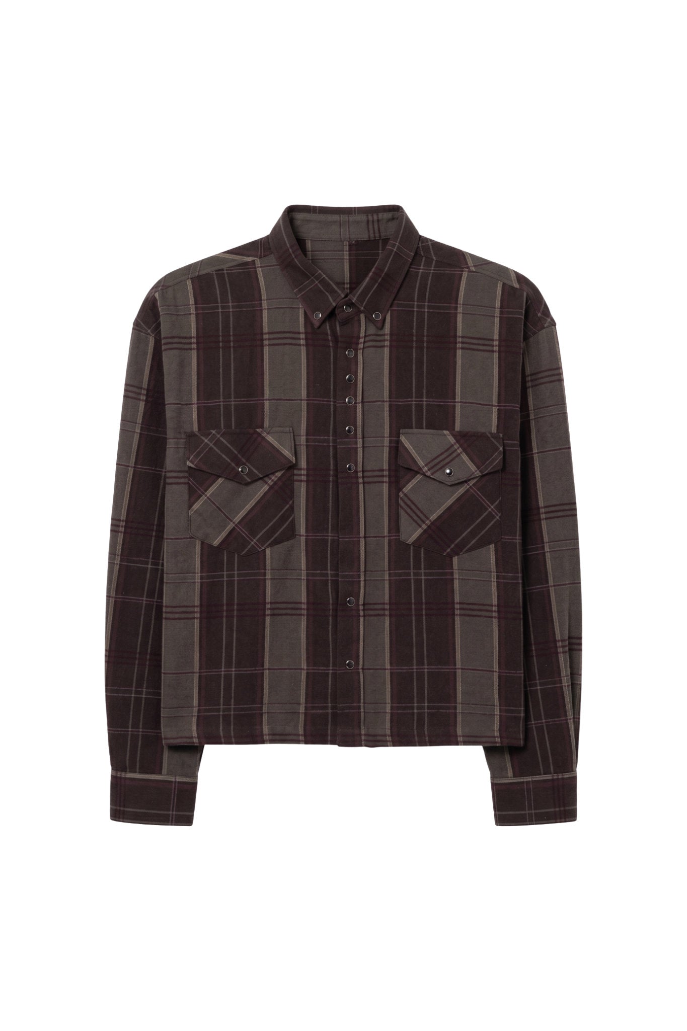 Asymmetrical Shirt Dark