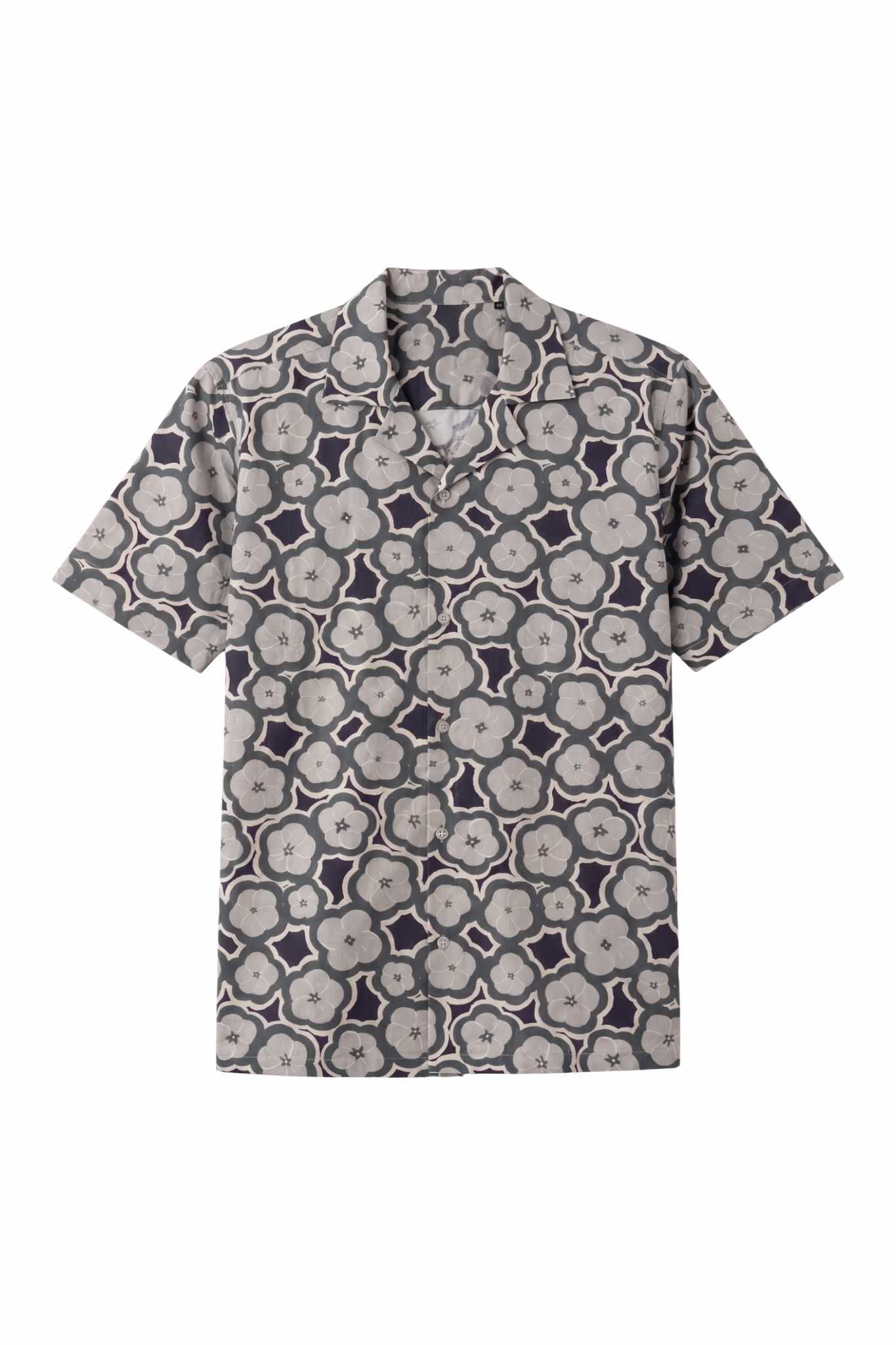 Floral Print Camp Shirt