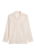 Chanderi Cotton Shirt With Appliqué