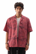 Dreamscape Embroidered Camp Shirt