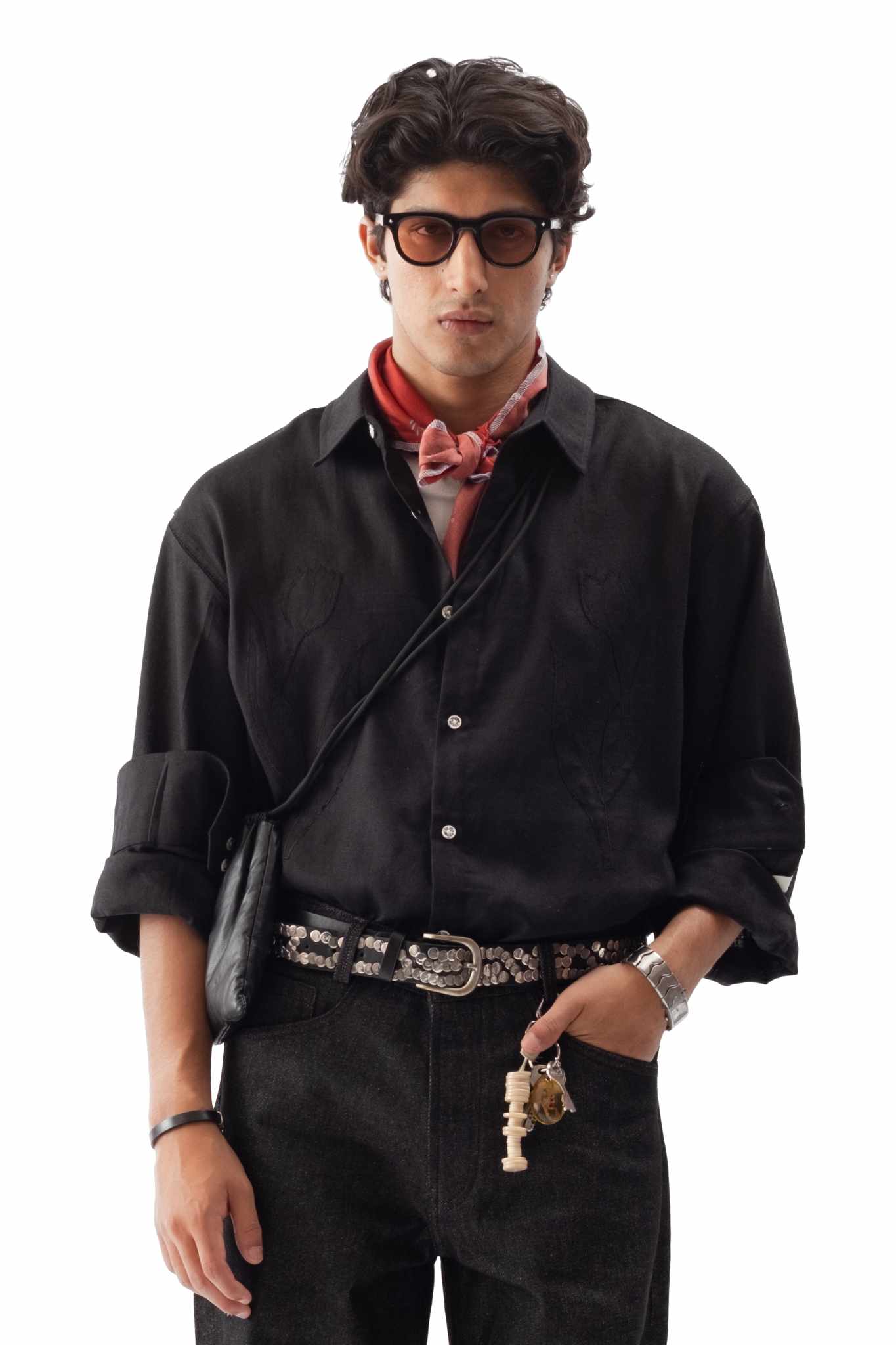 Linen Shirt With Appliqué