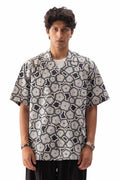 Floral Print Camp Shirt