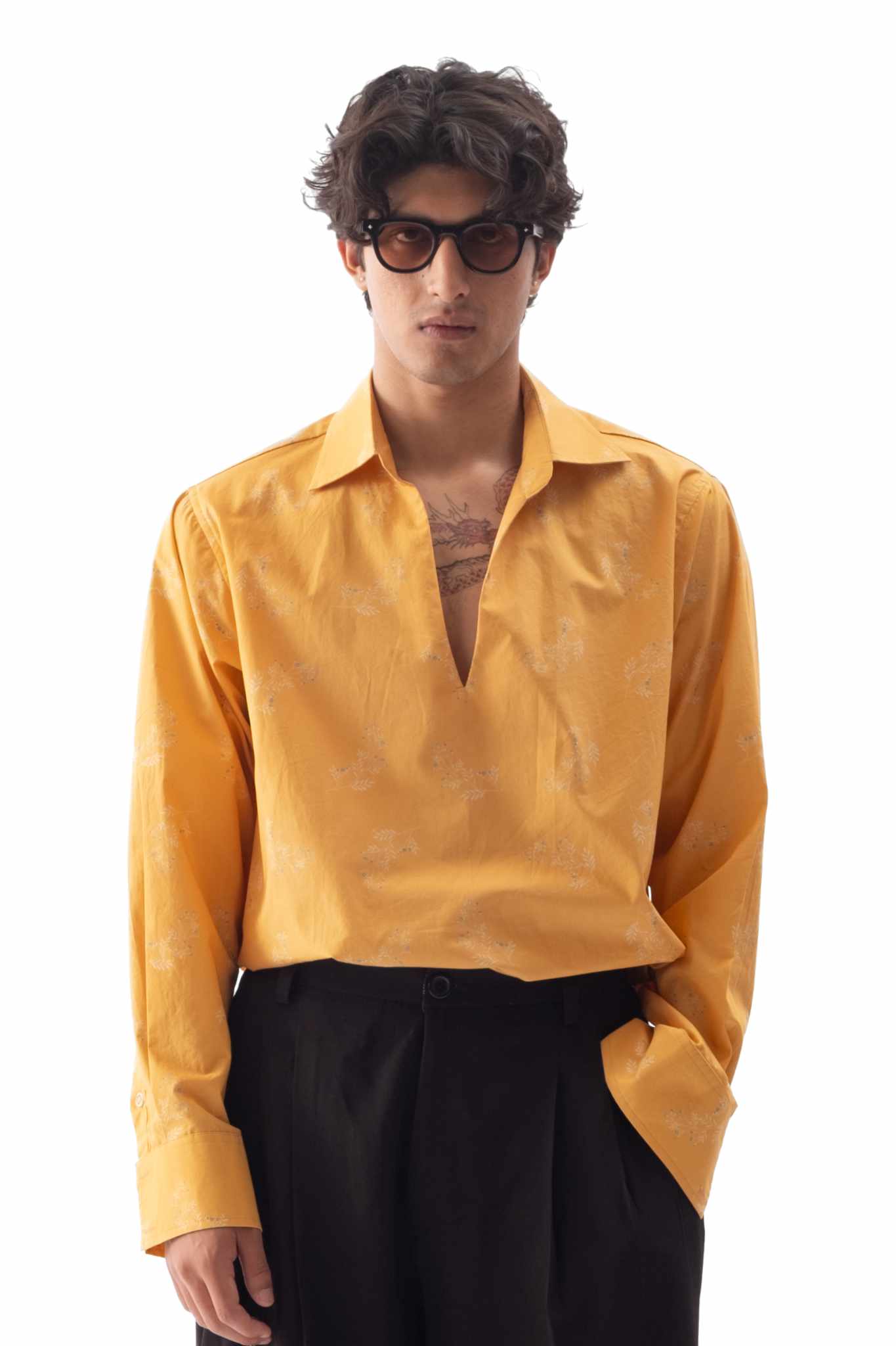 Ditsy Shirt Yellow