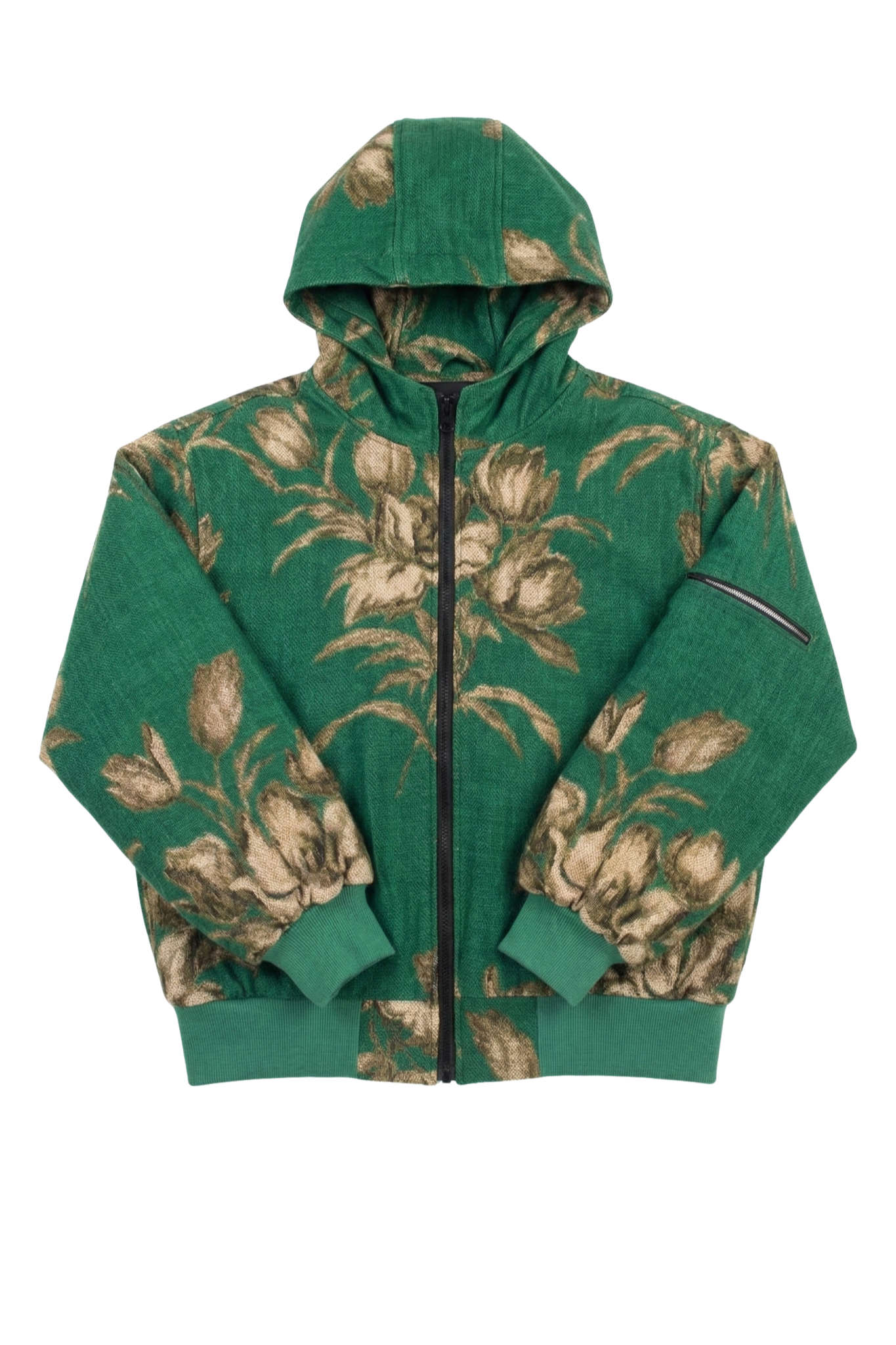 Trompe L'oeil Bomber Jacket Green