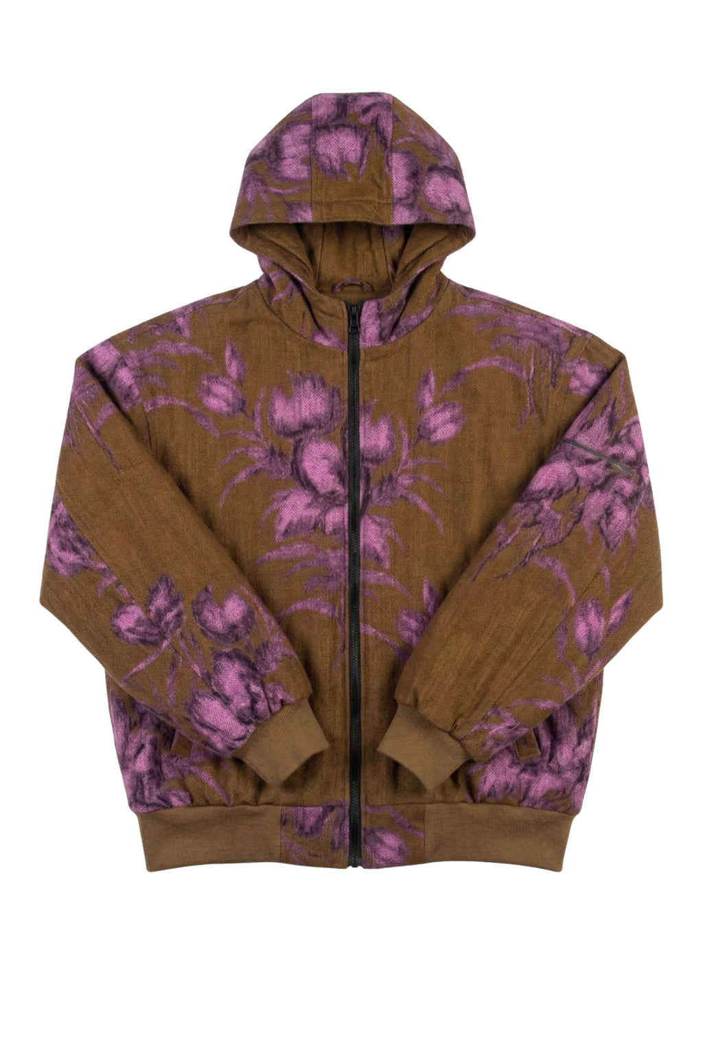 Trompe L'oeil Bomber Jacket Brown