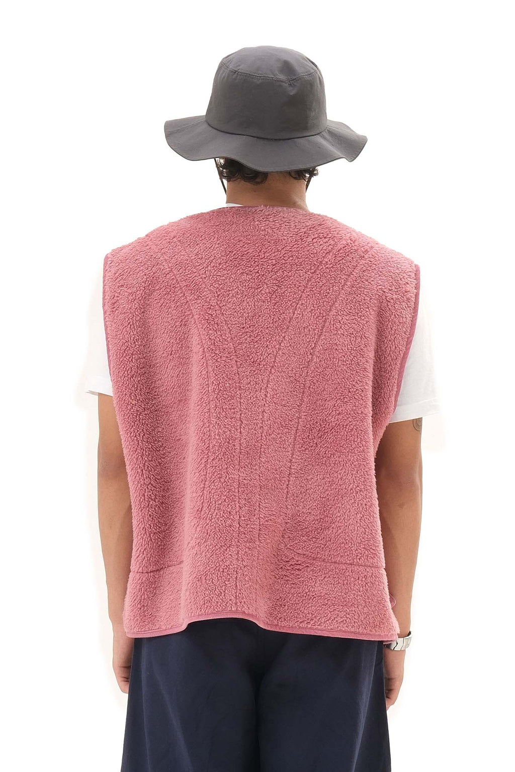 Reversible Fleece Jacket Pink