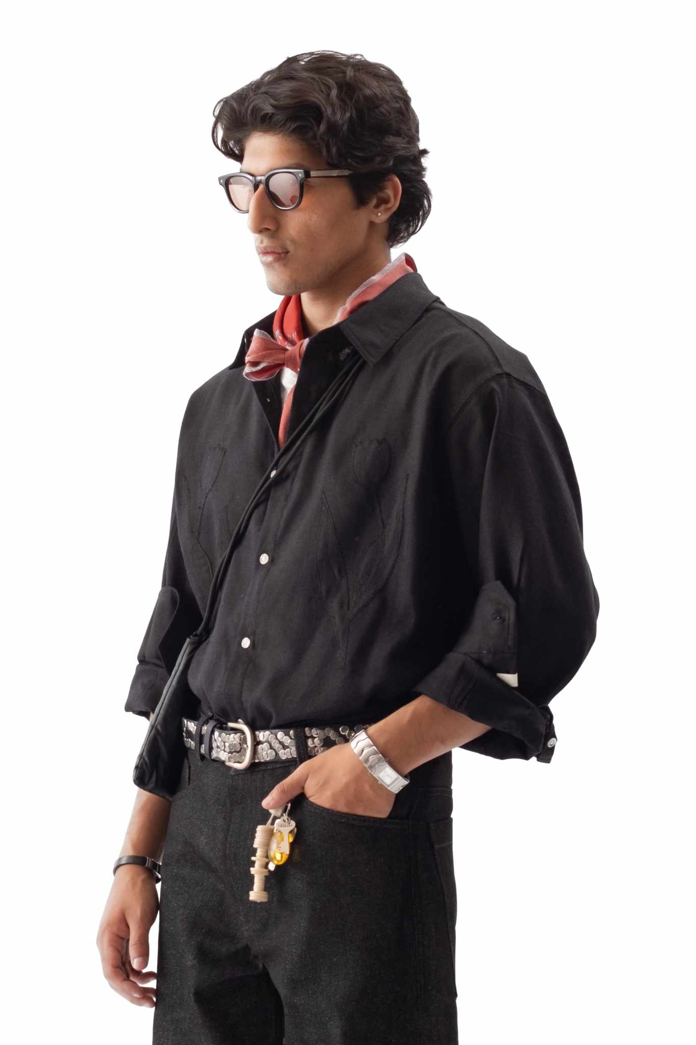 Linen Shirt With Appliqué