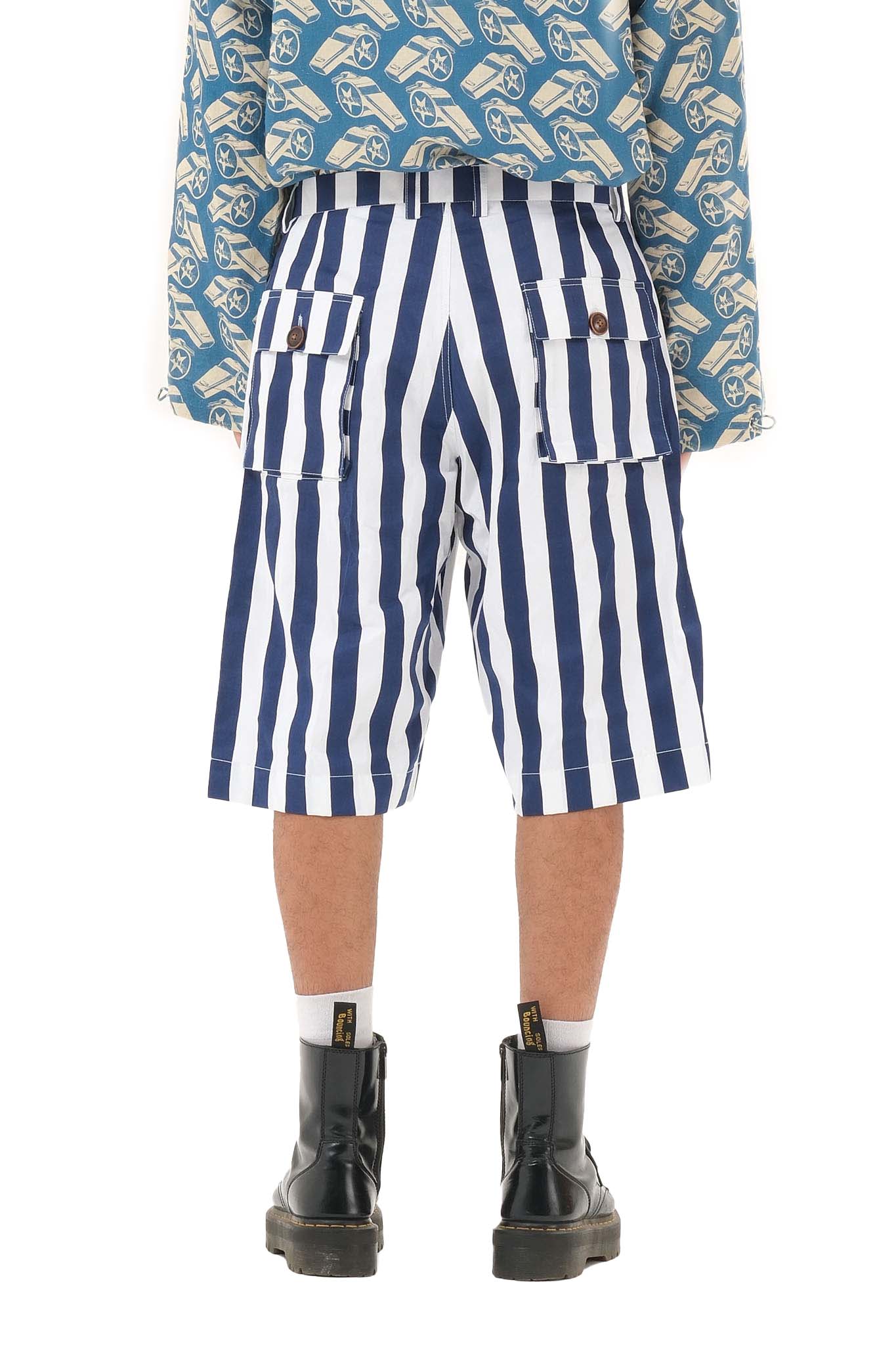 Nautical Pleated Shorts