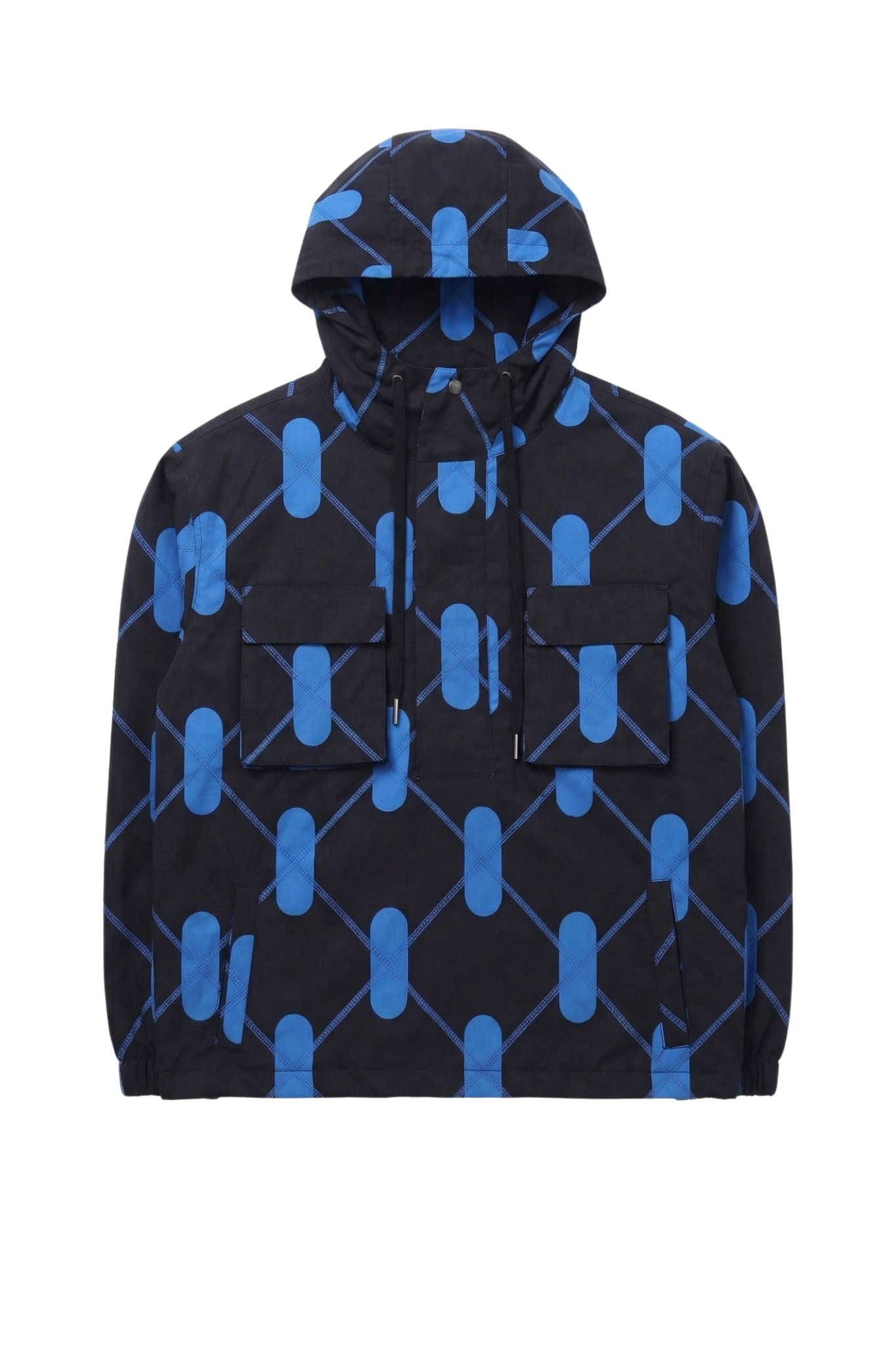 Argyle Anorak Aurora Blue