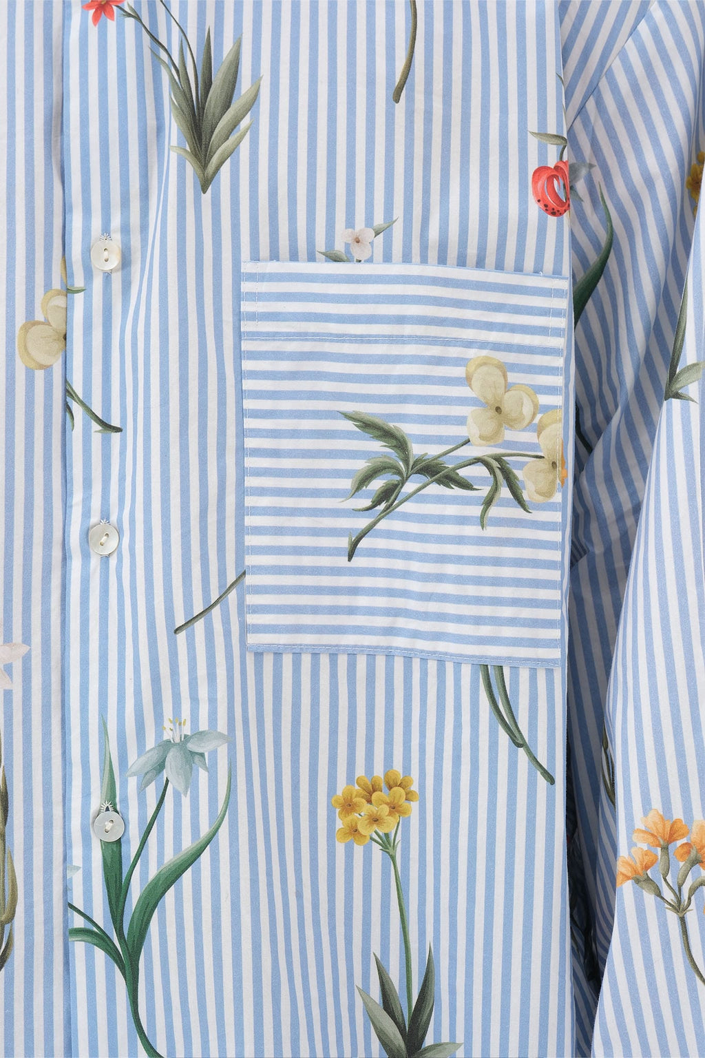 Floral Stripes Shirt