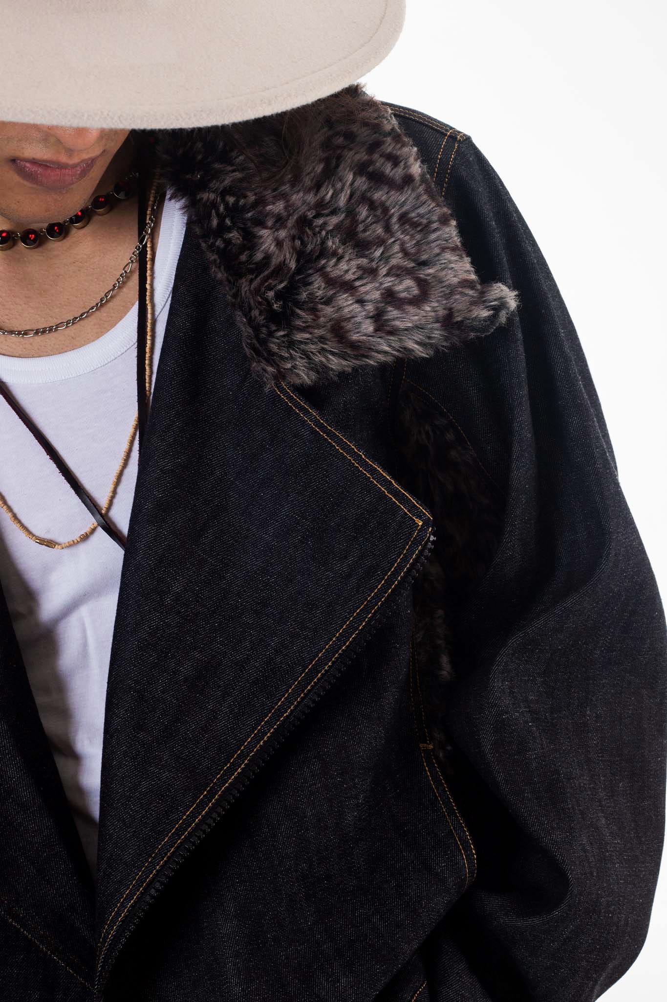 Denim Biker Jacket