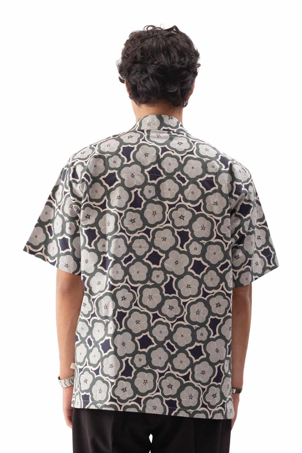 Floral Print Camp Shirt