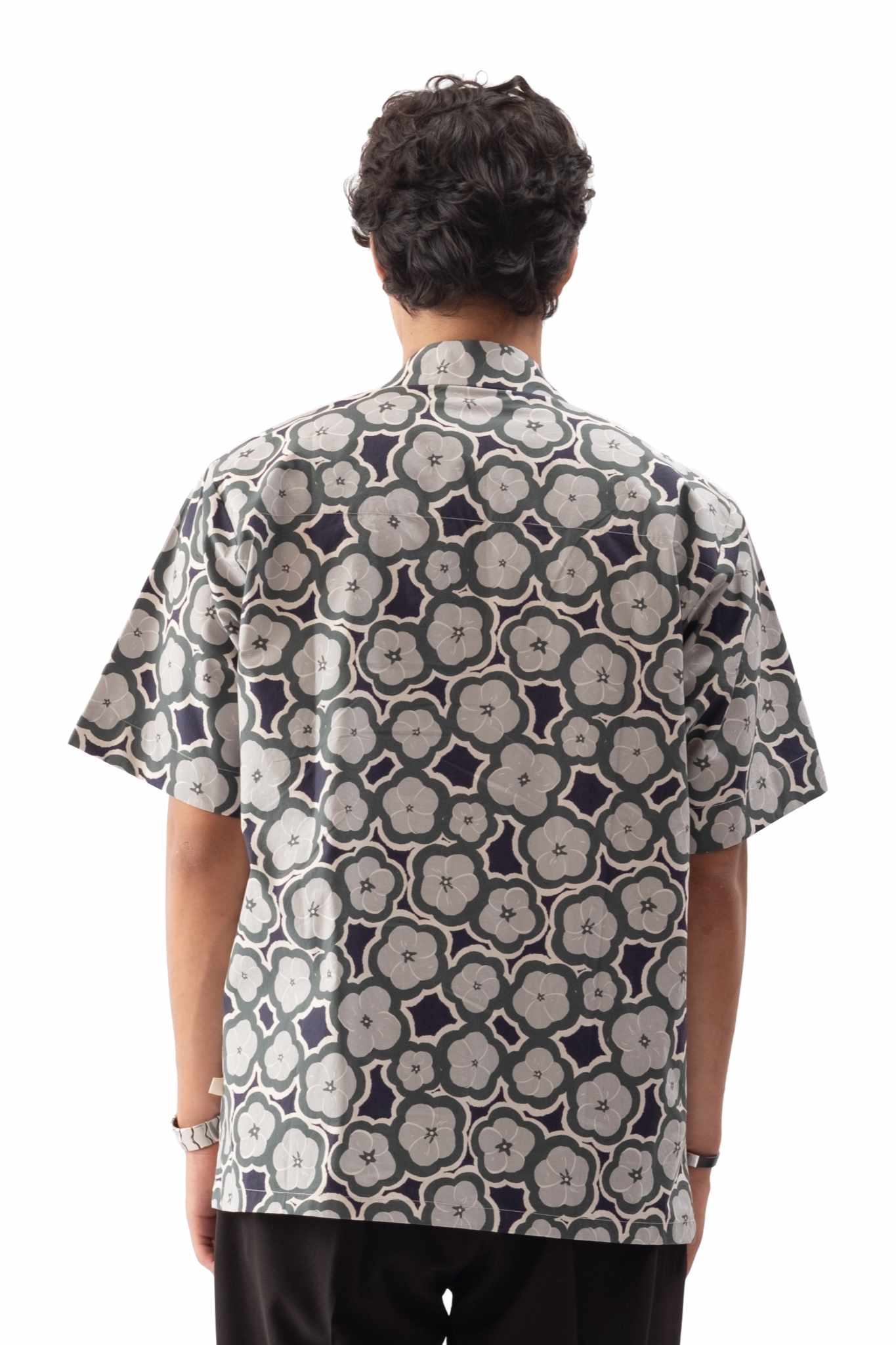Floral Print Camp Shirt