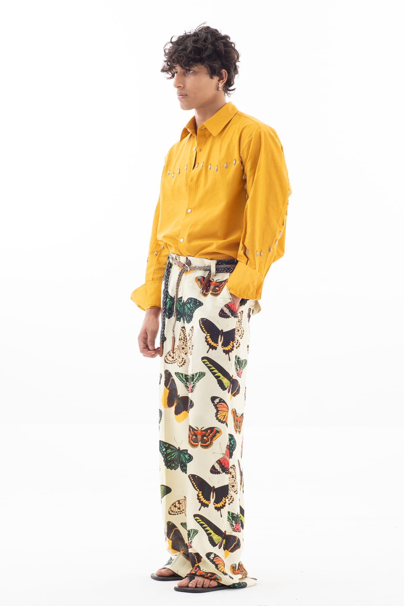 Butterflies Linen Pant