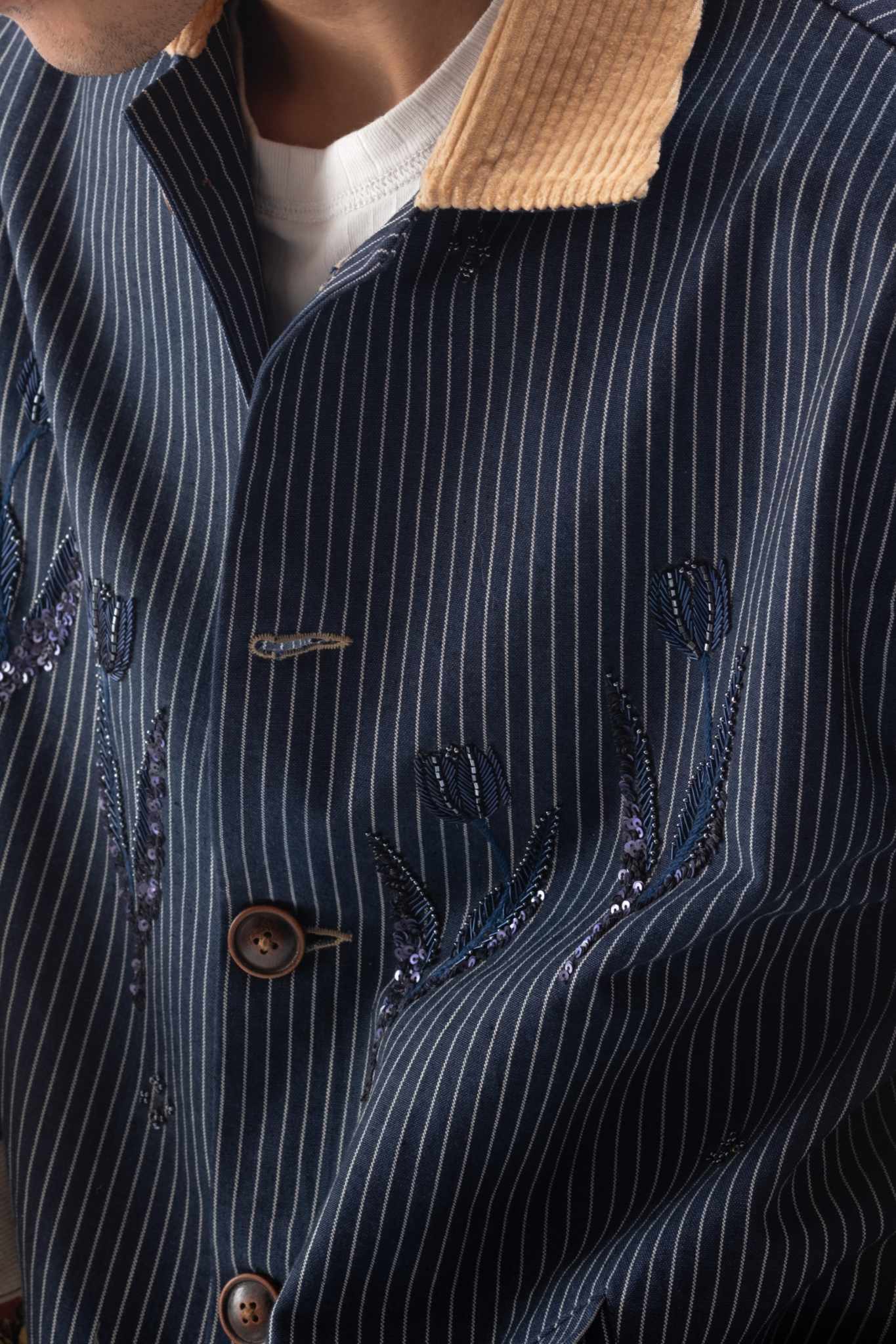 Hand Embroidered Work Jacket