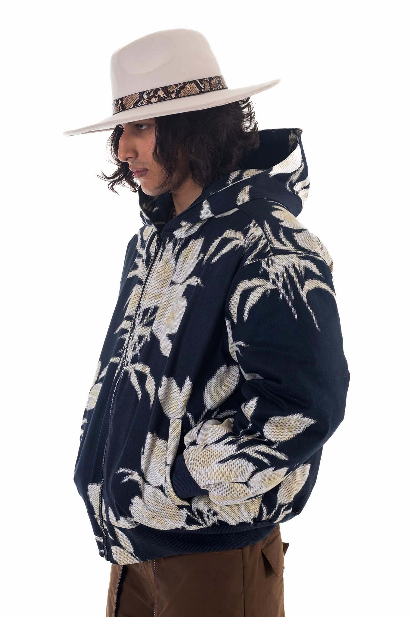 Trompe L'oeil Bomber Jacket Black