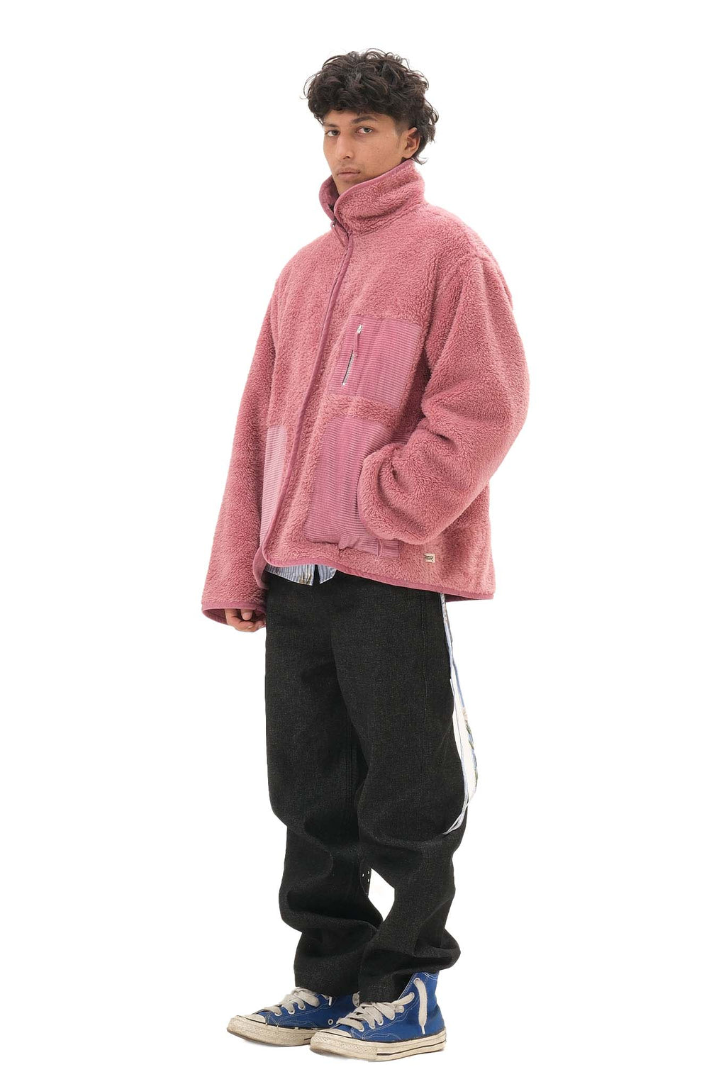 Appliqué Fleece Pink