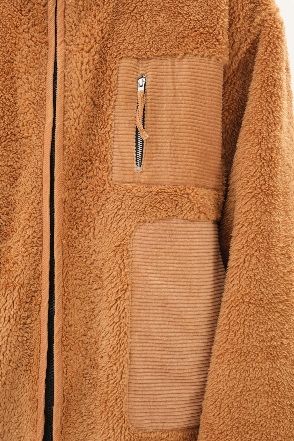 Appliqué Fleece Brown