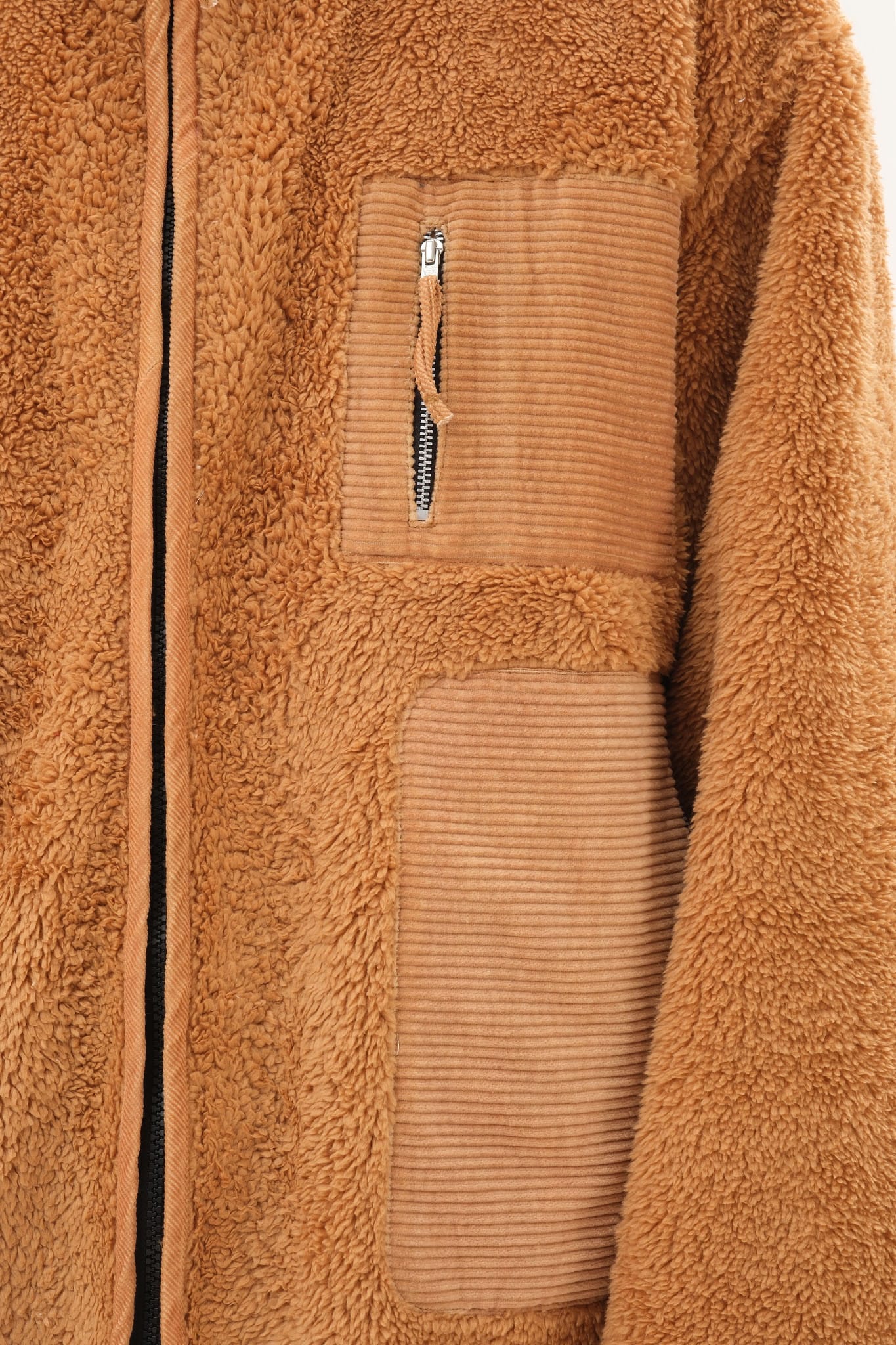 Appliqué Fleece Brown