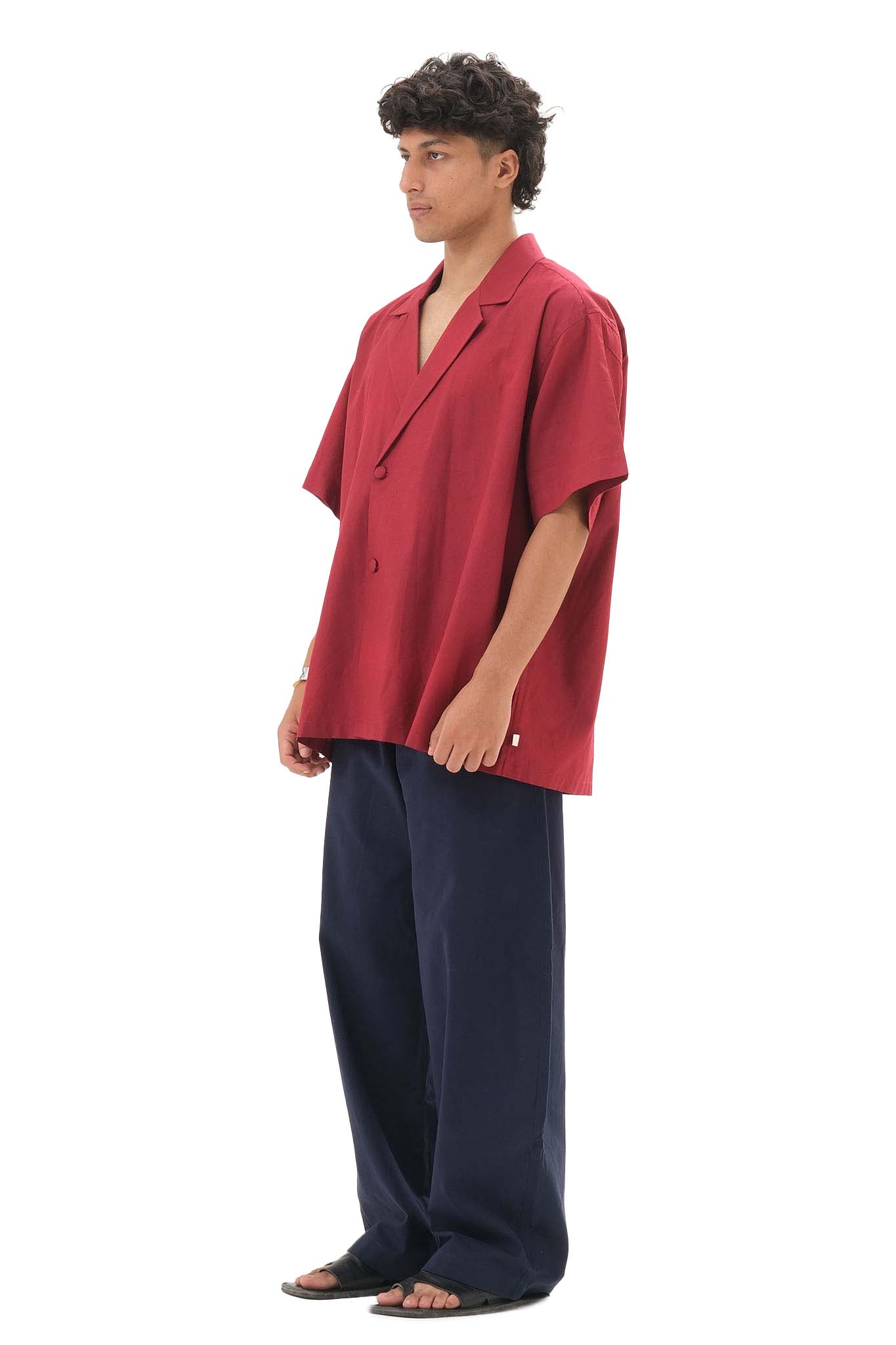 Fisherman Linen Shirt