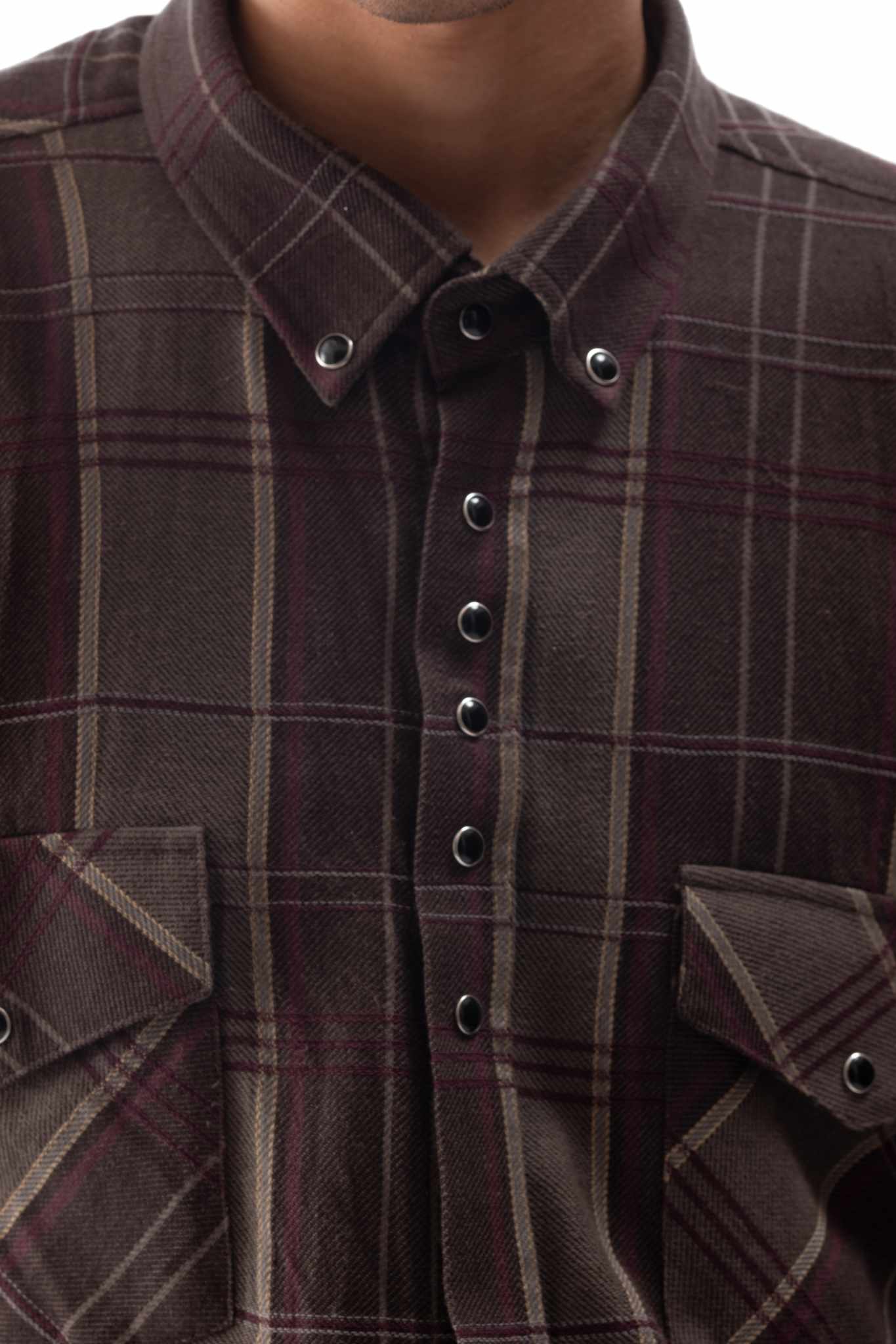 Asymmetrical Shirt Dark