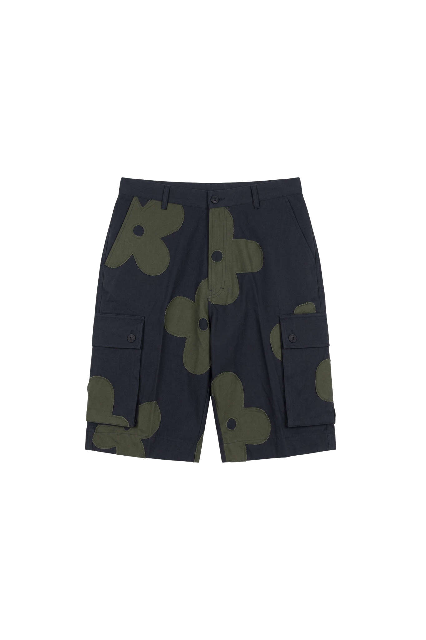 Floral Appliqué Shorts