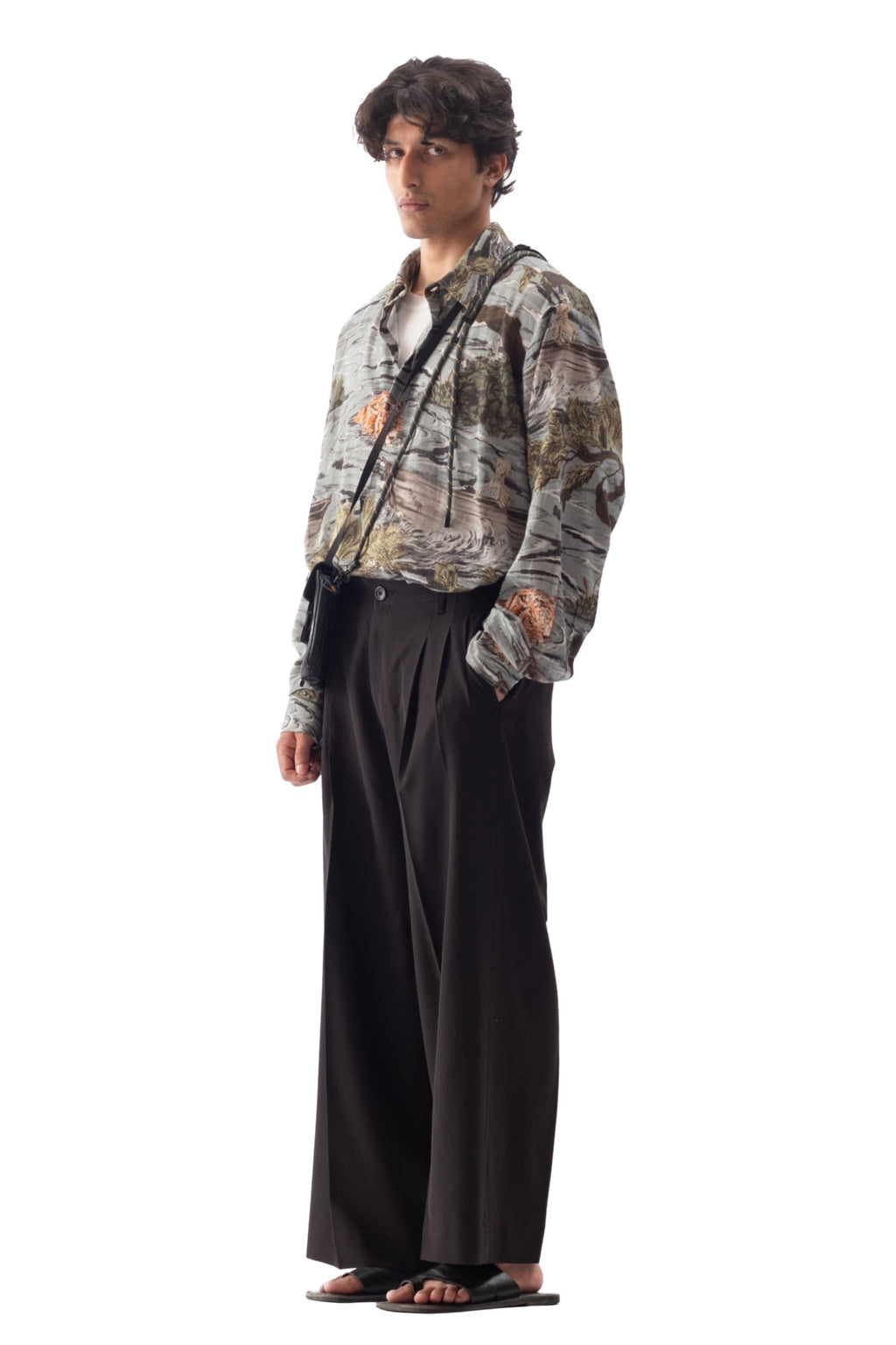 Pleated Trouser