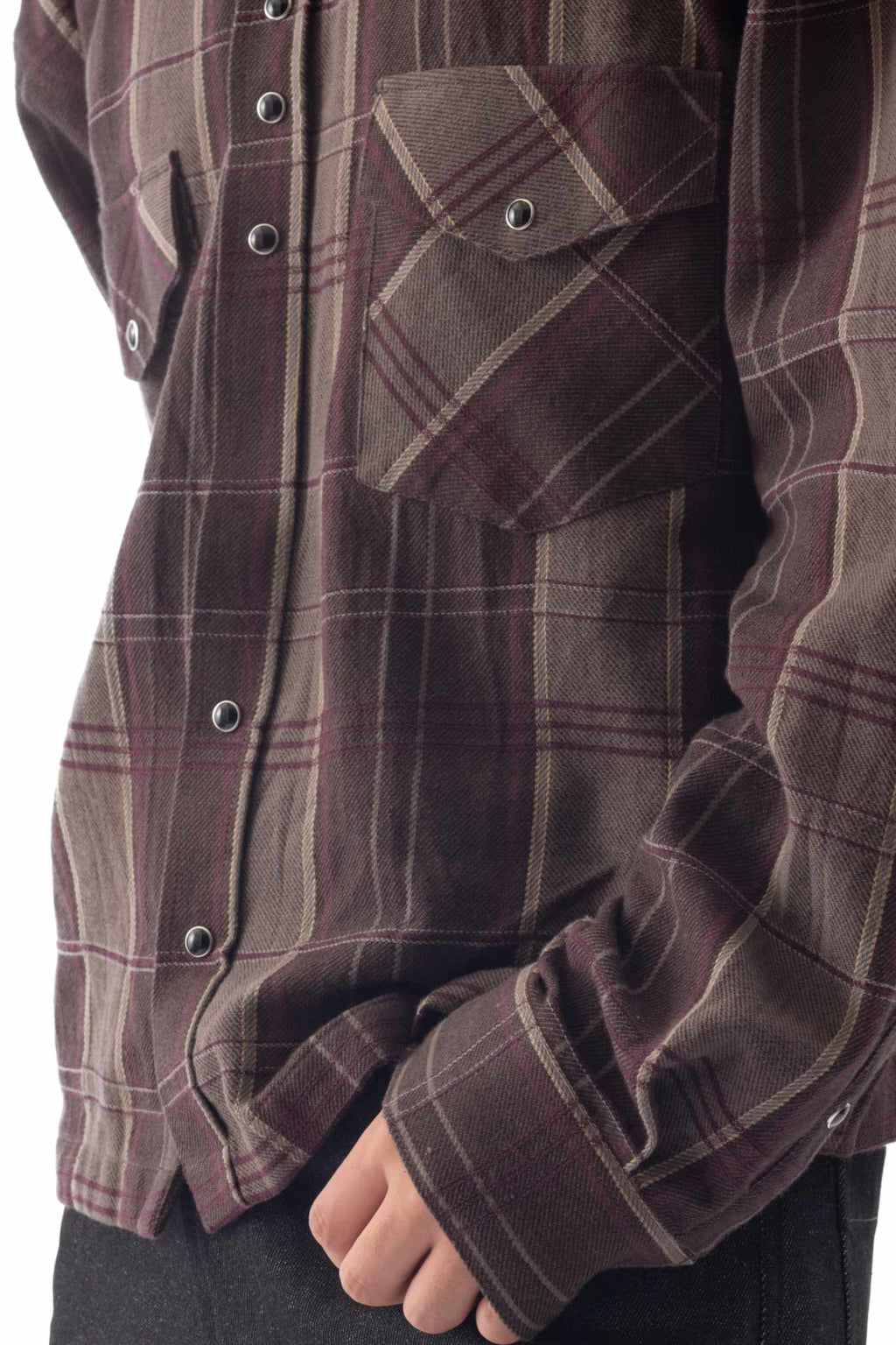 Asymmetrical Shirt Dark