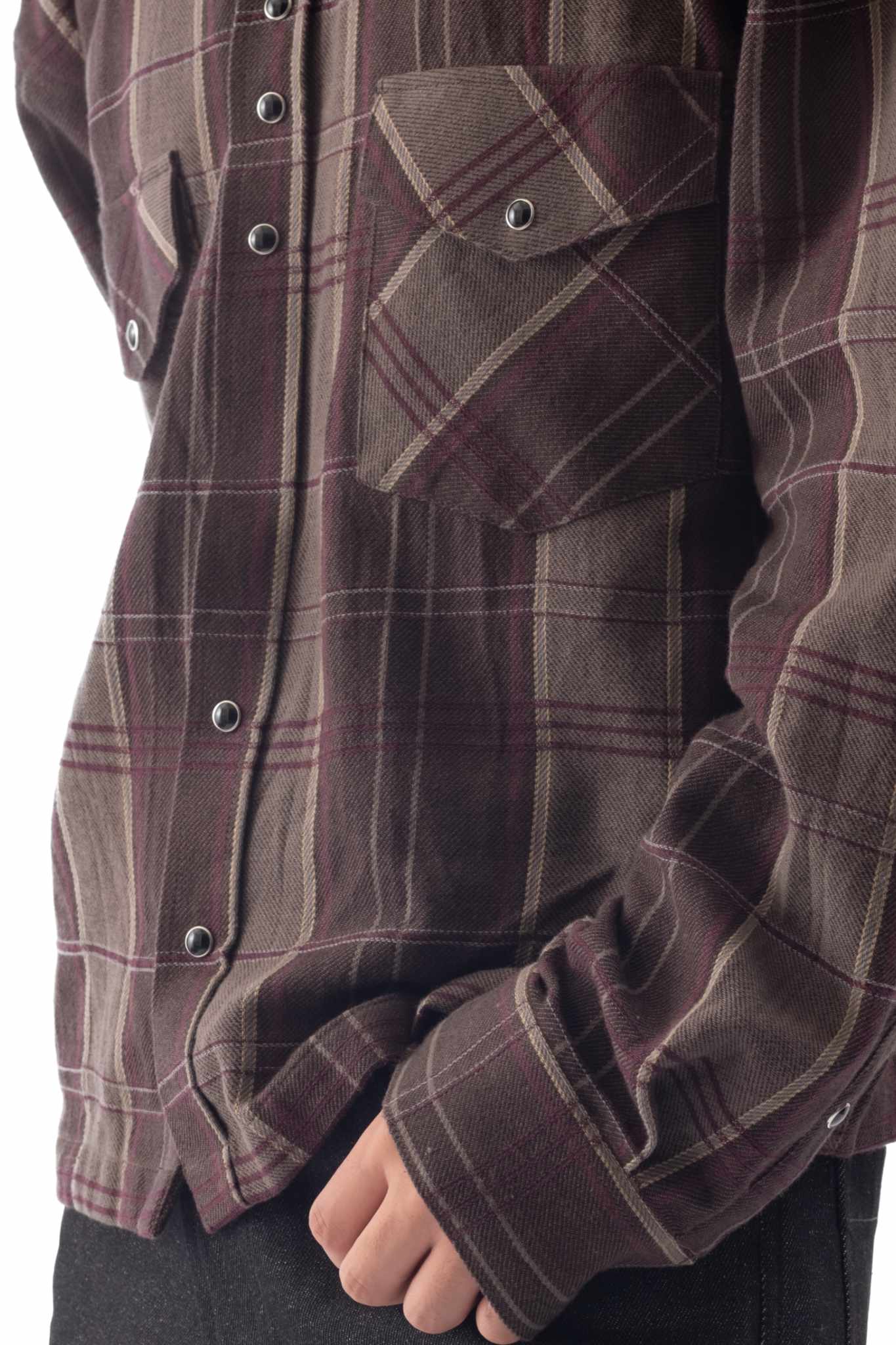 Asymmetrical Shirt Dark