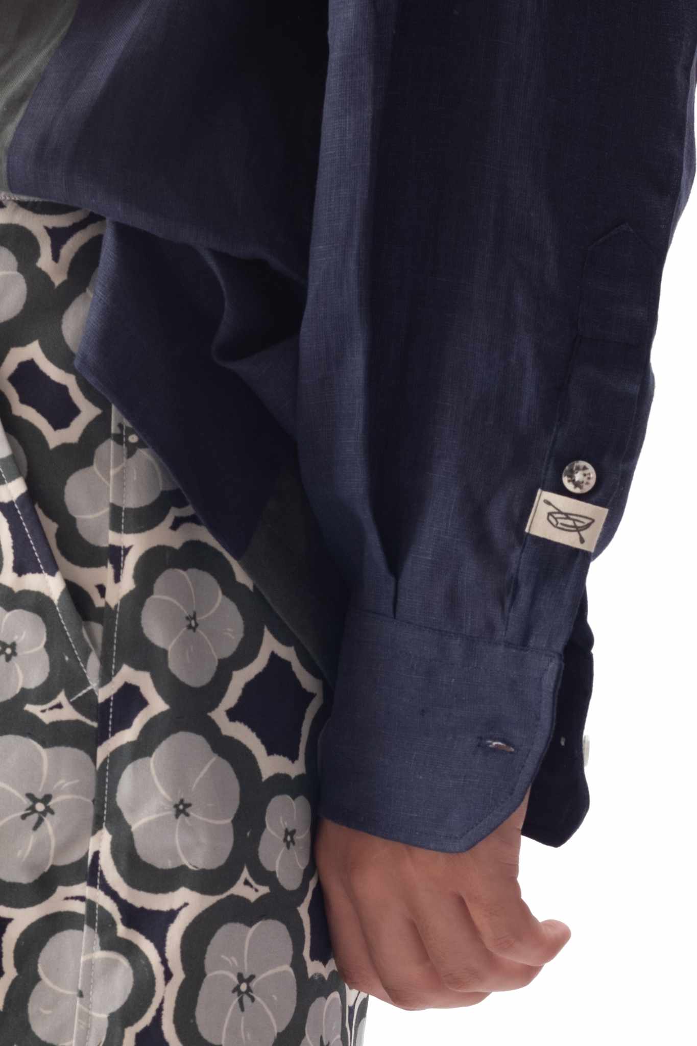 Panelled Linen Shirt