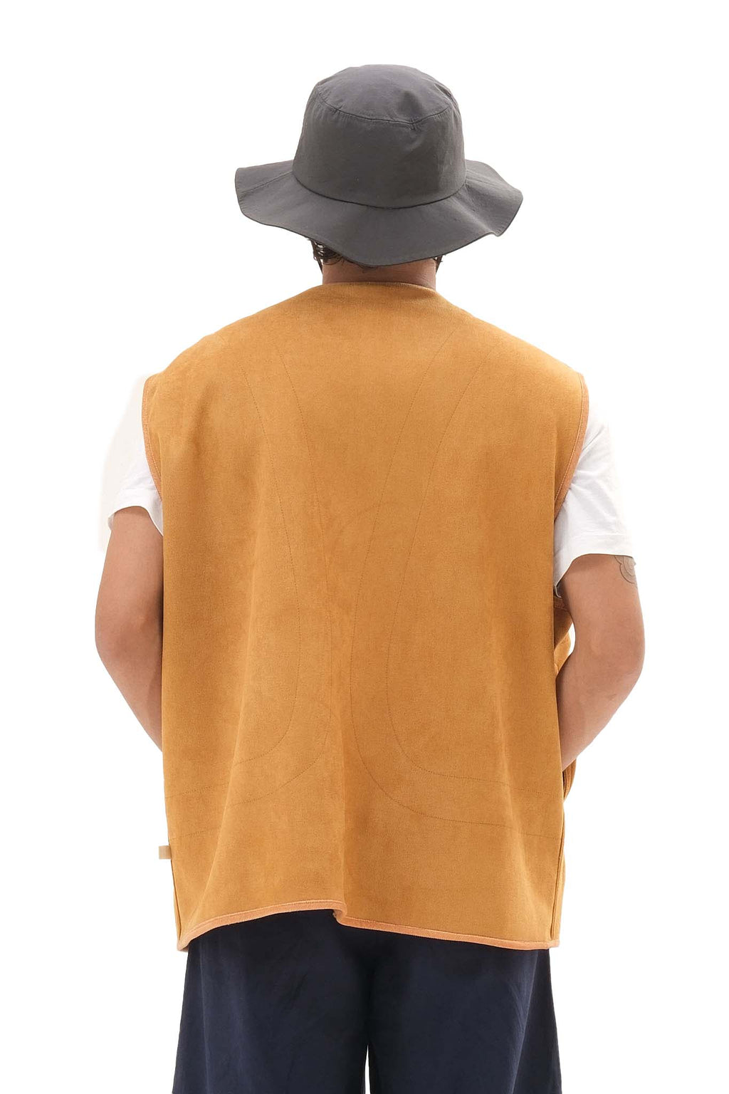 Reversible Fleece Jacket Brown