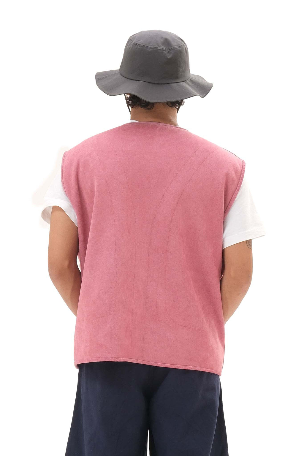 Reversible Fleece Jacket Pink