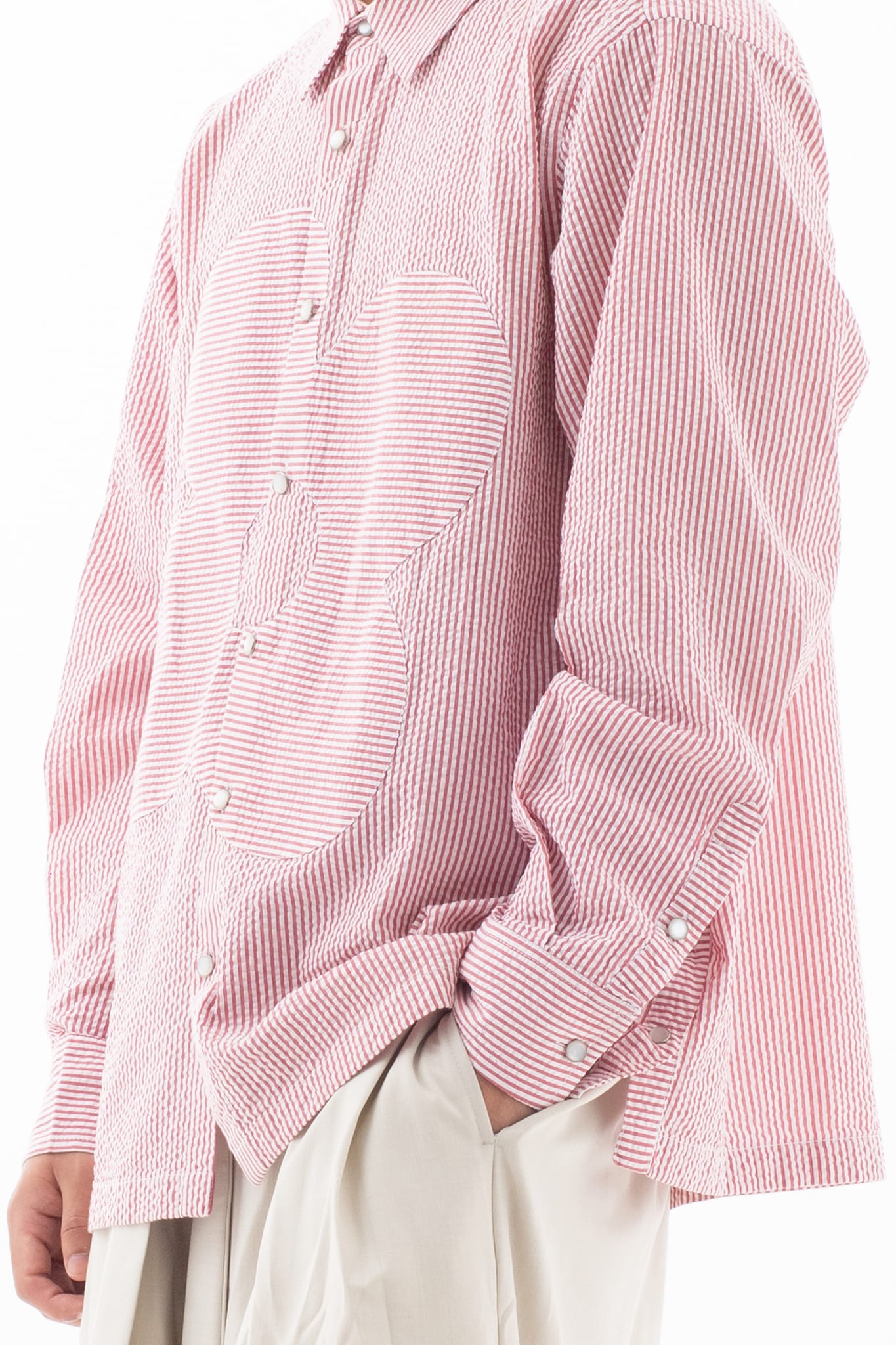 Floral Appliqué Shirt
