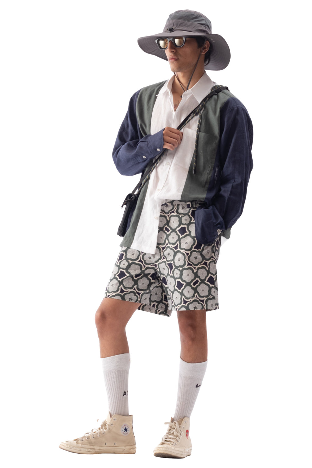 Panelled Linen Shirt