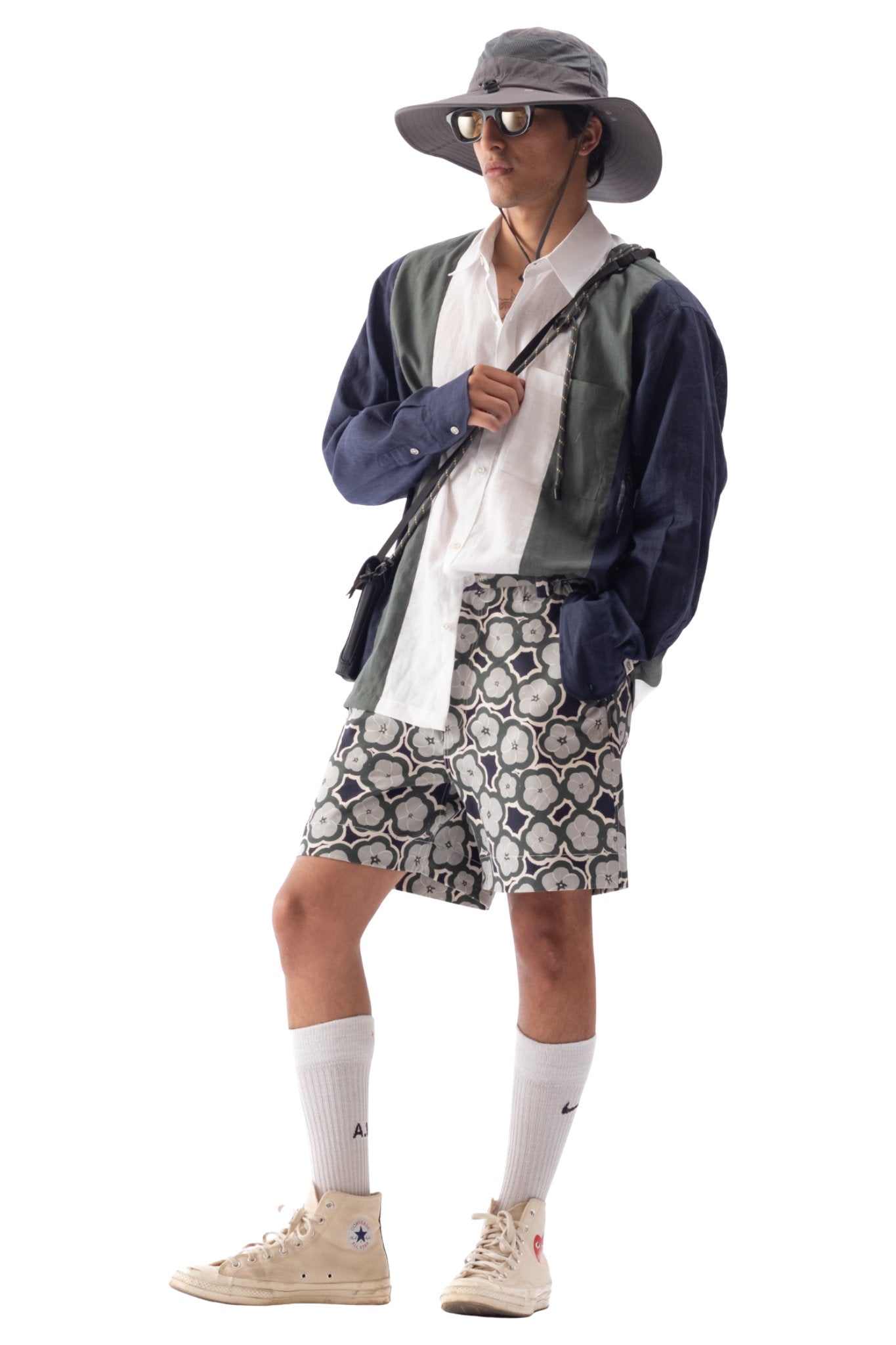 Panelled Linen Shirt