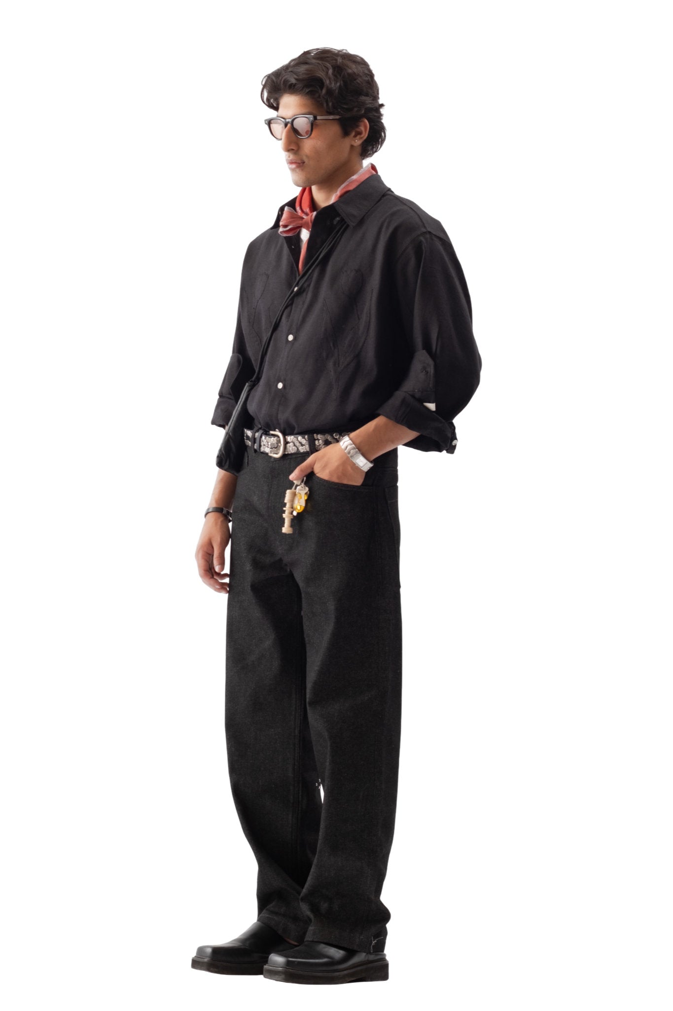 Linen Shirt With Appliqué