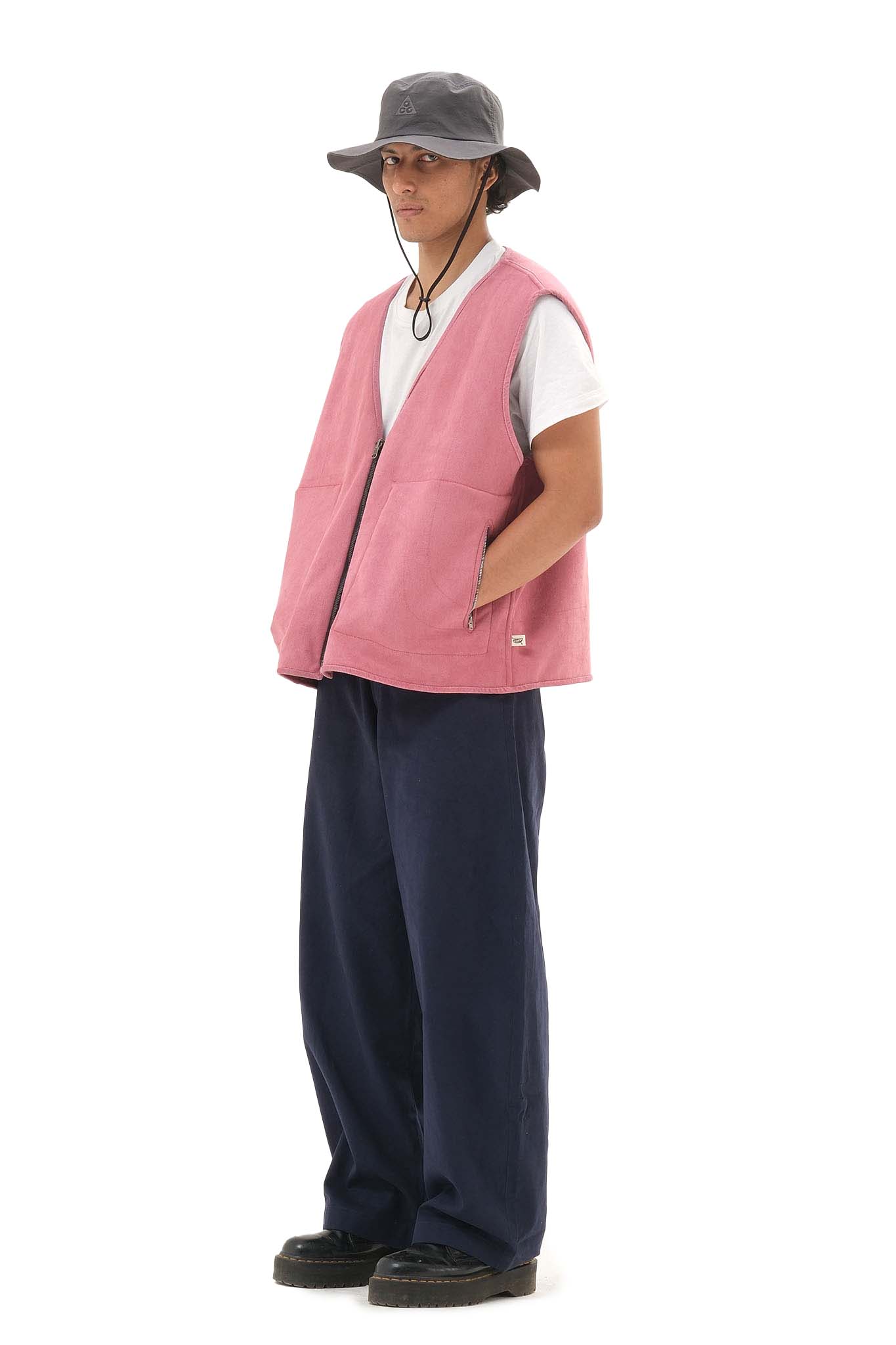 Reversible Fleece Jacket Pink