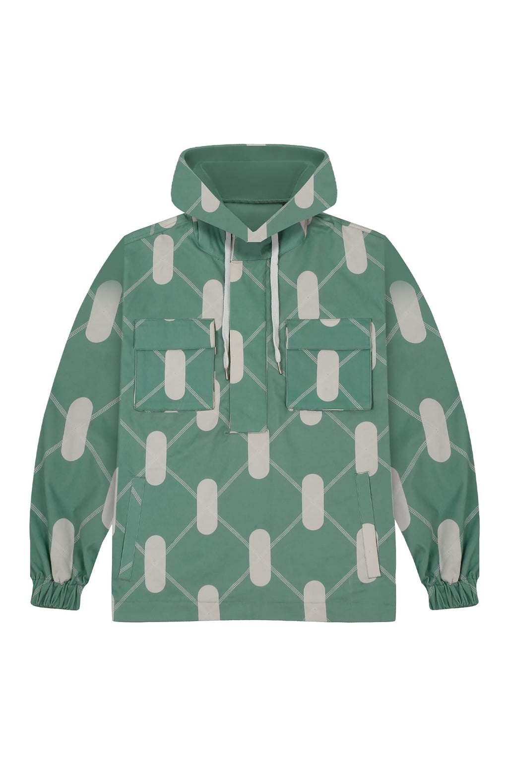 Argyle Anorak Aurora Green