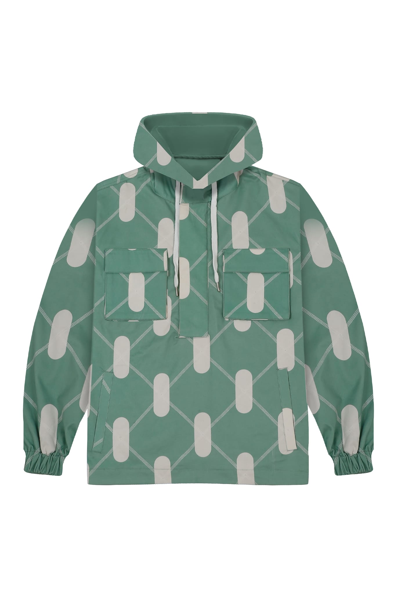 Argyle Anorak Aurora Green