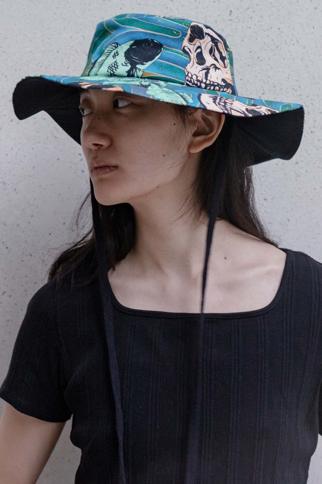 Siamese Fishes Bucket Hat