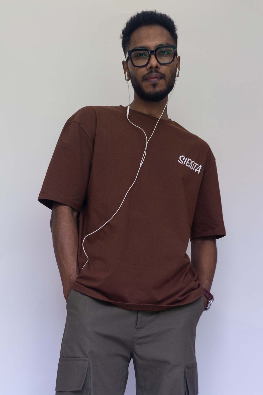 Siesta T-shirt Cedar Brown
