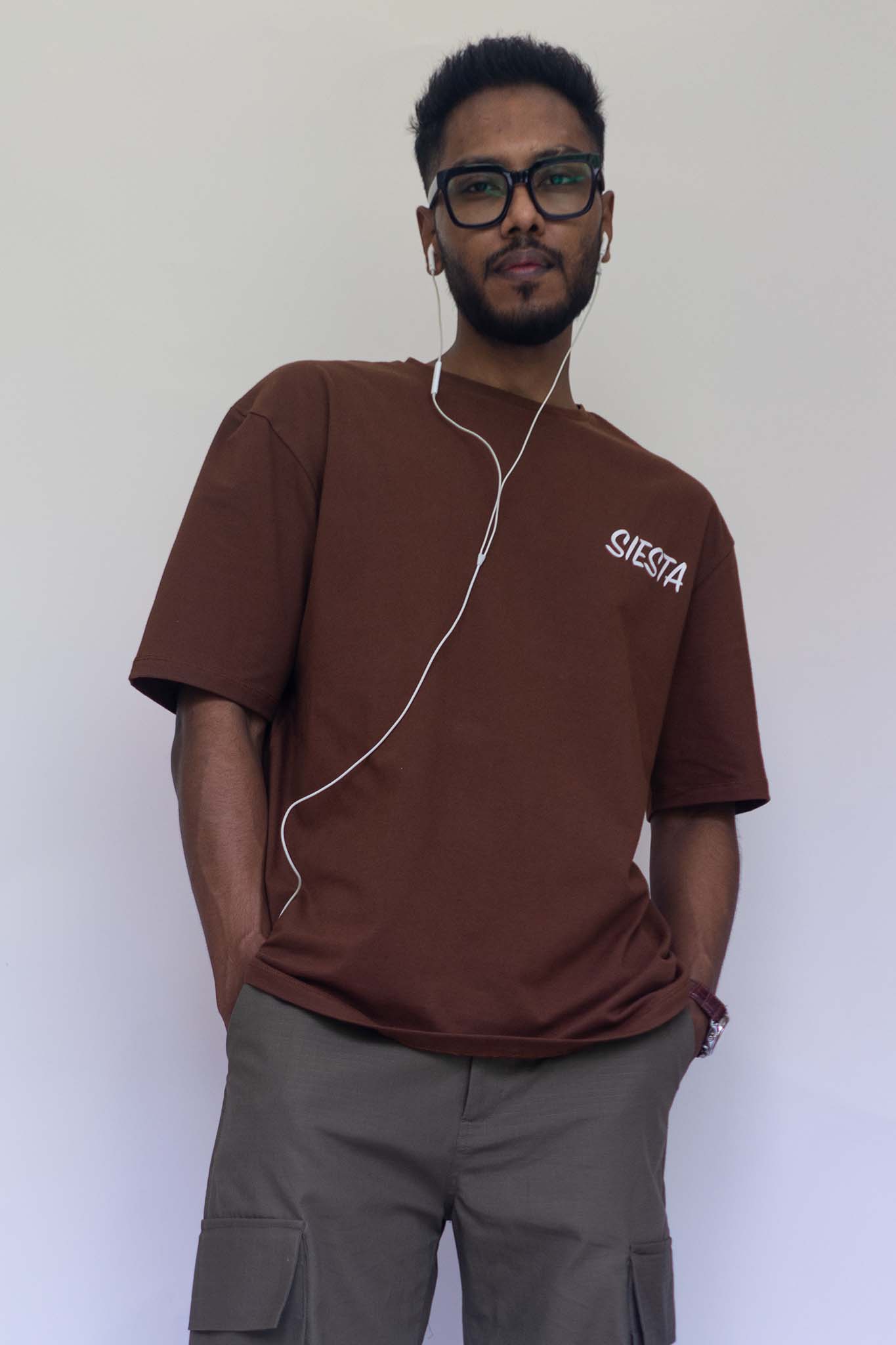Siesta T-shirt Cedar Brown