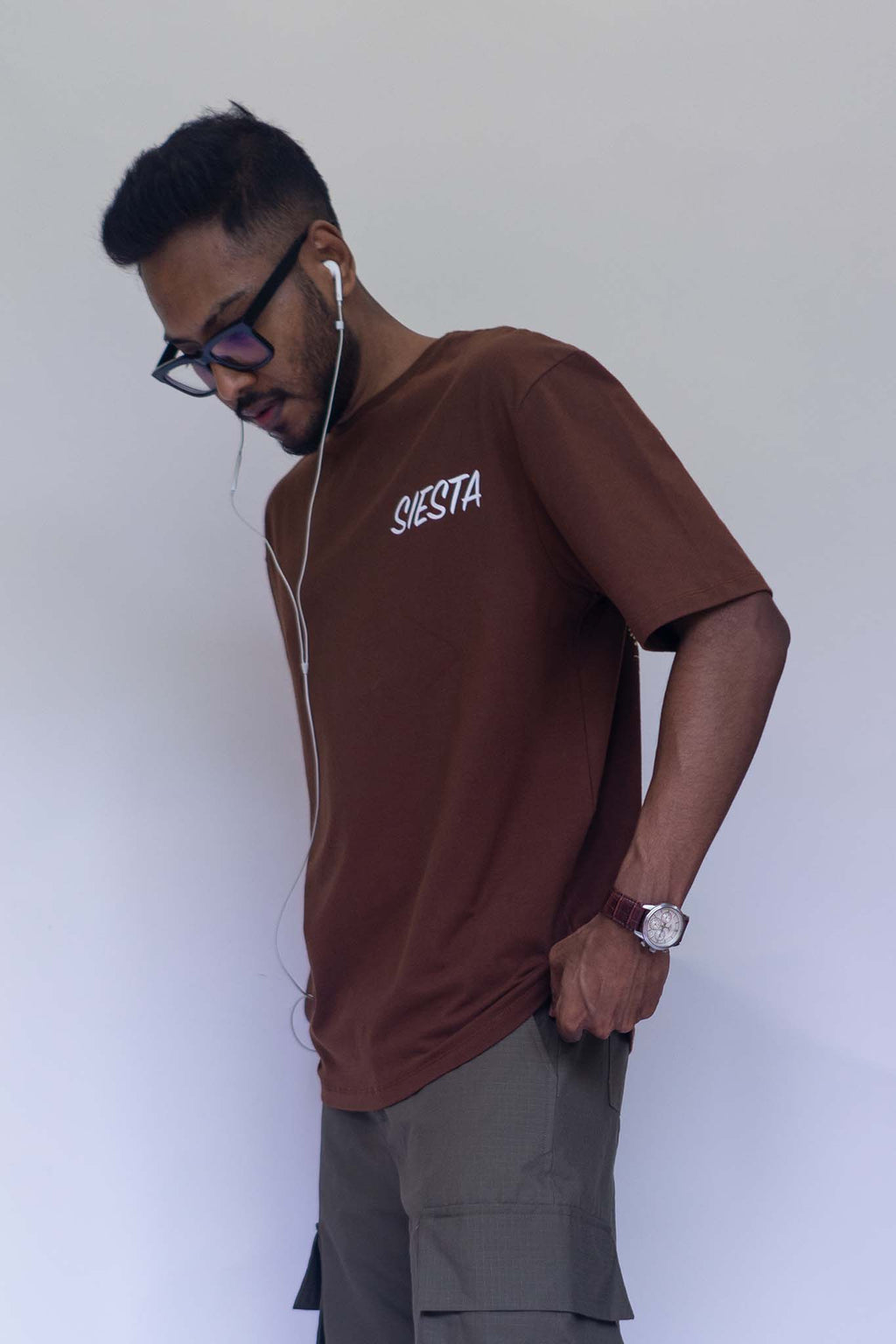 Siesta T-shirt Cedar Brown